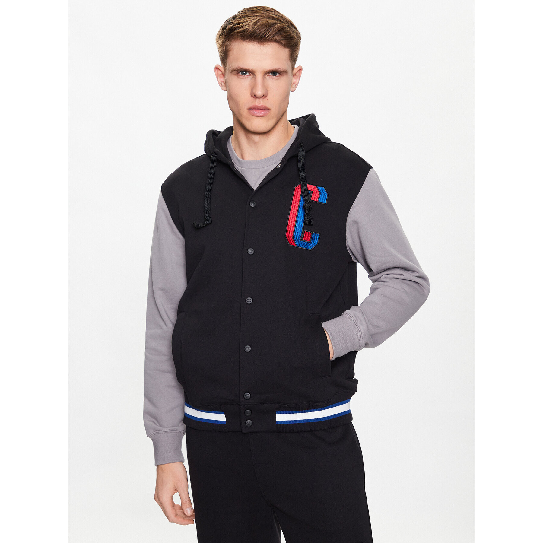 Champion Суитшърт 218898 Черен Regular Fit - Pepit.bg