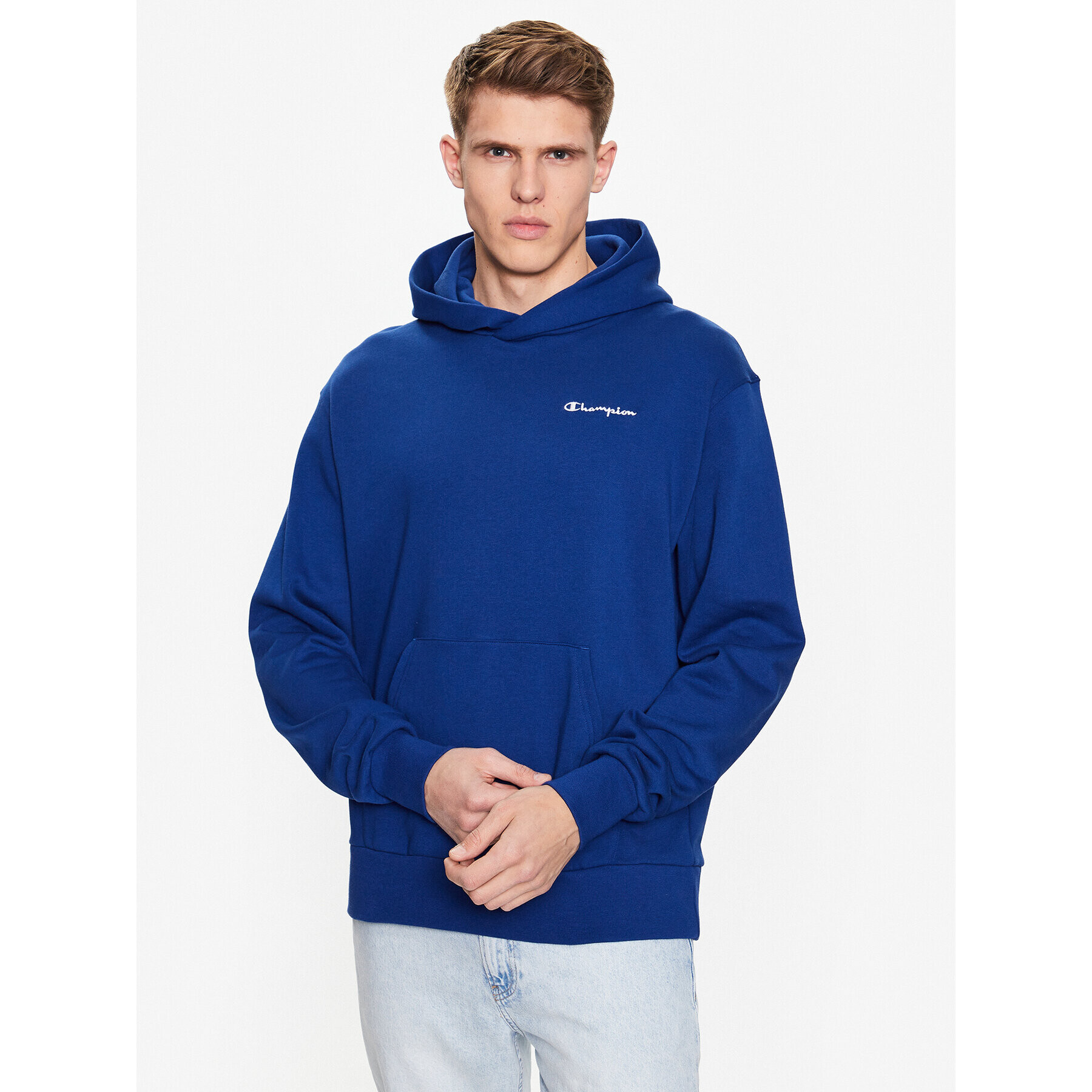 Champion Суитшърт 218926 Син Relaxed Fit - Pepit.bg