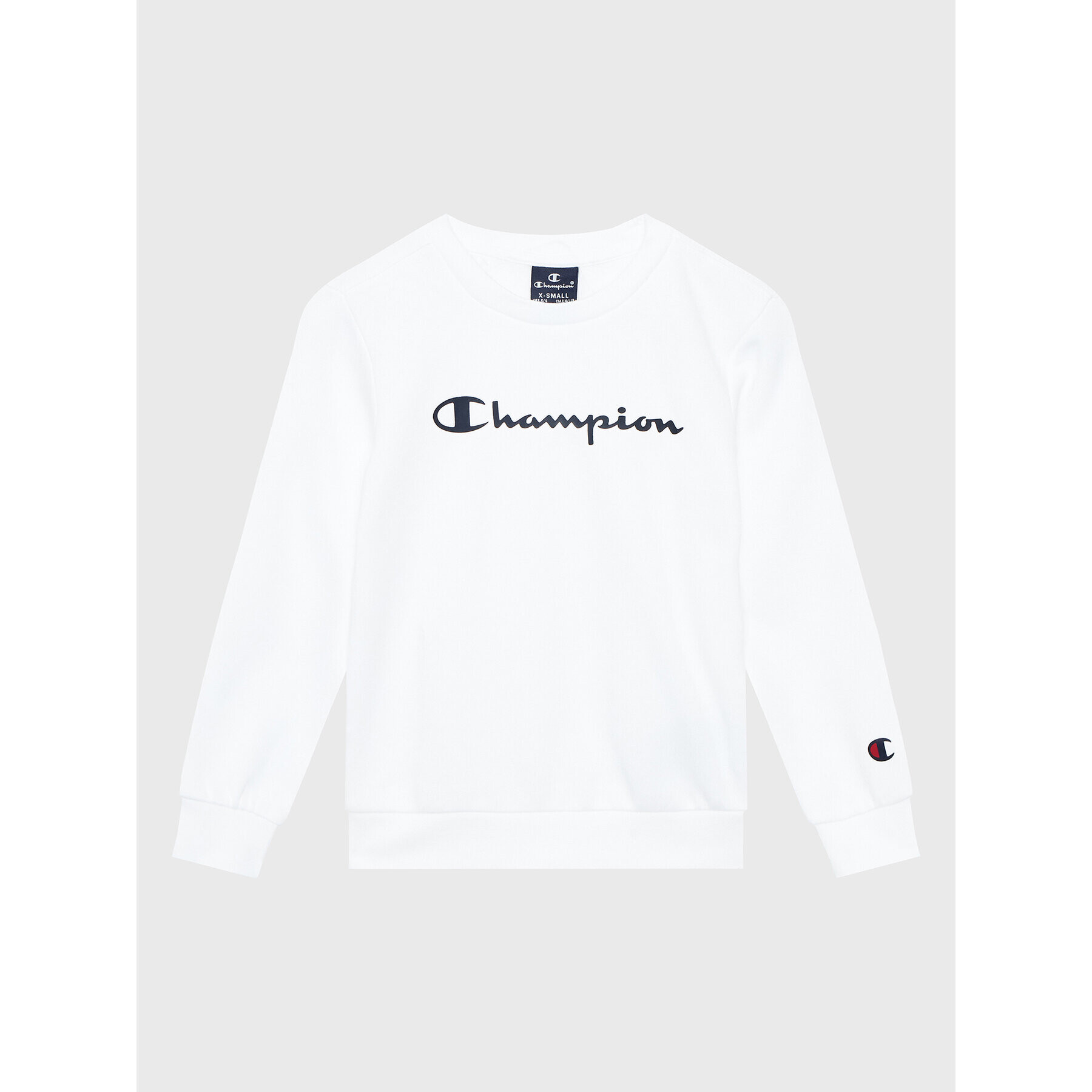 Champion Суитшърт 305360 Бял Regular Fit - Pepit.bg