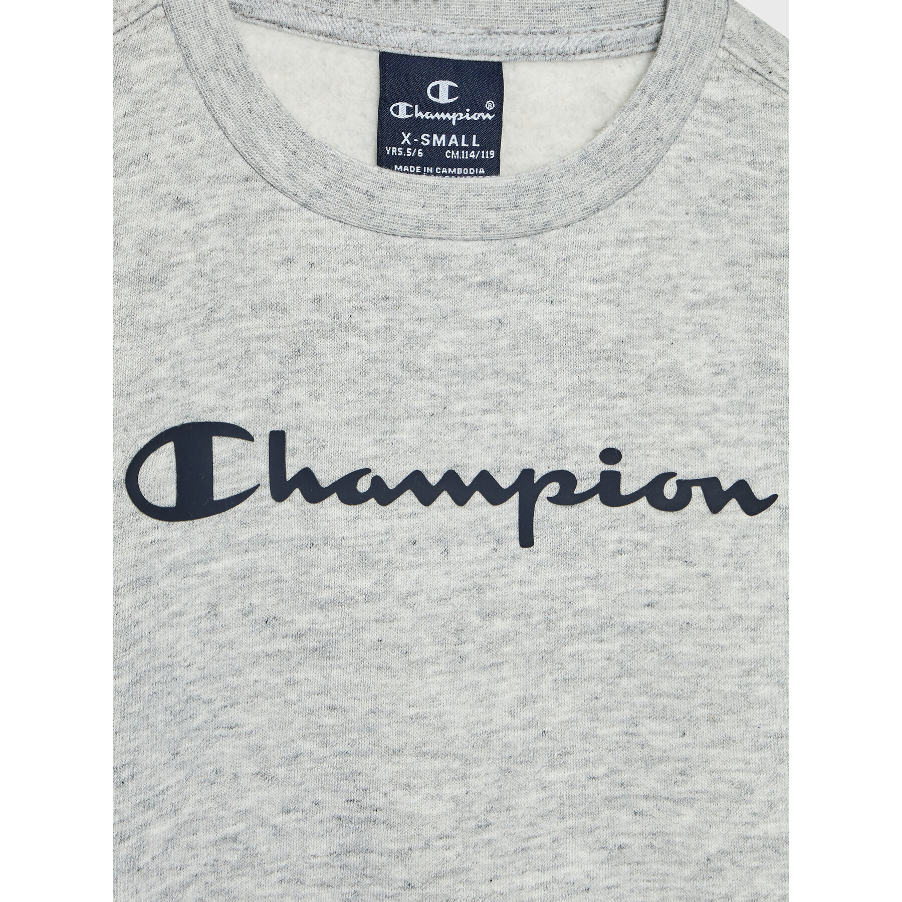 Champion Суитшърт 305360 Сив Regular Fit - Pepit.bg