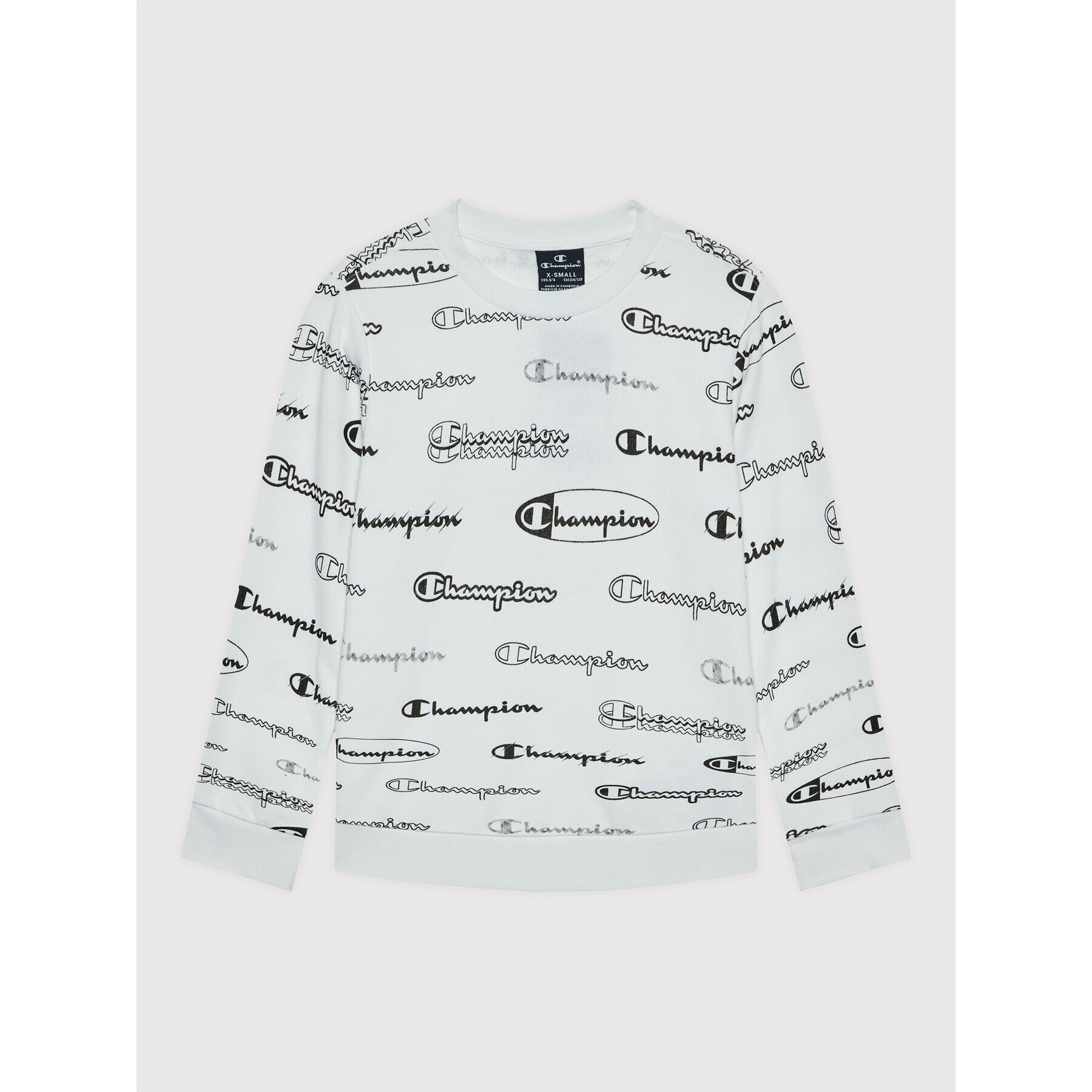 Champion Суитшърт 305932 Бял Regular Fit - Pepit.bg