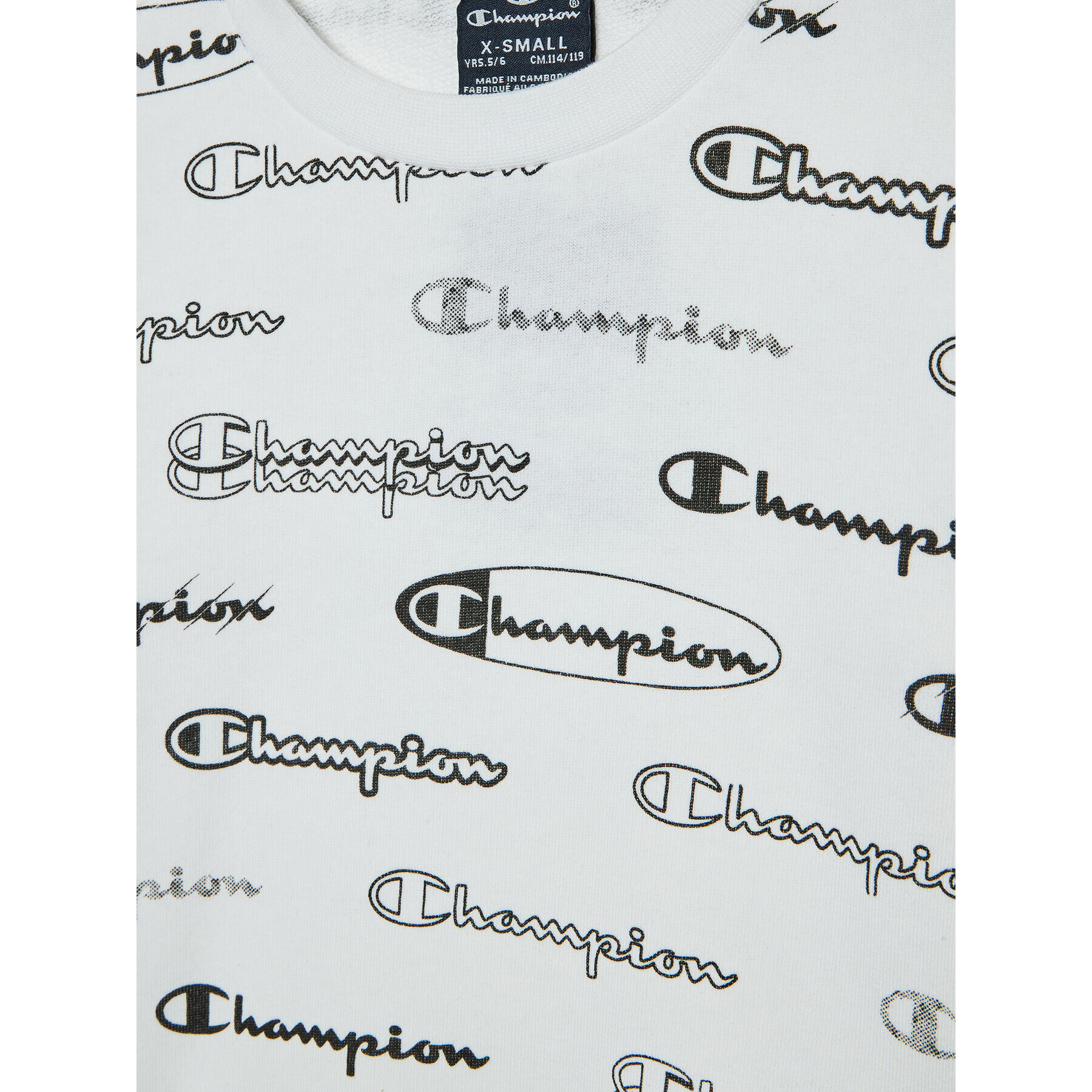 Champion Суитшърт 305932 Бял Regular Fit - Pepit.bg