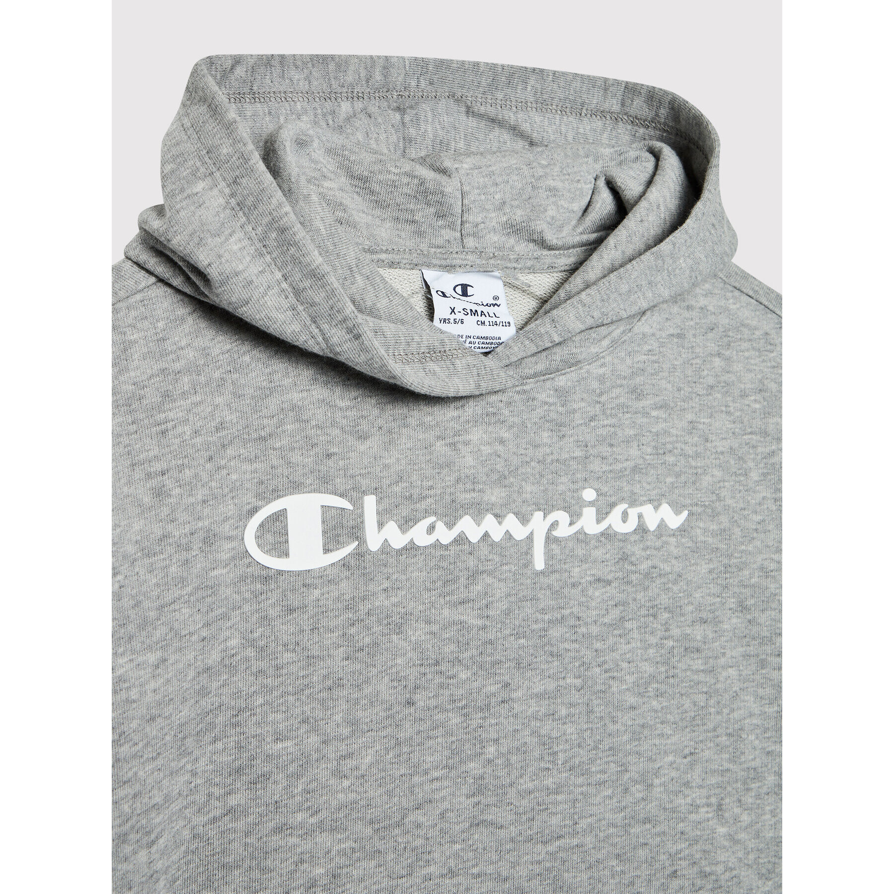Champion Суитшърт 404295 Сив Regular Fit - Pepit.bg