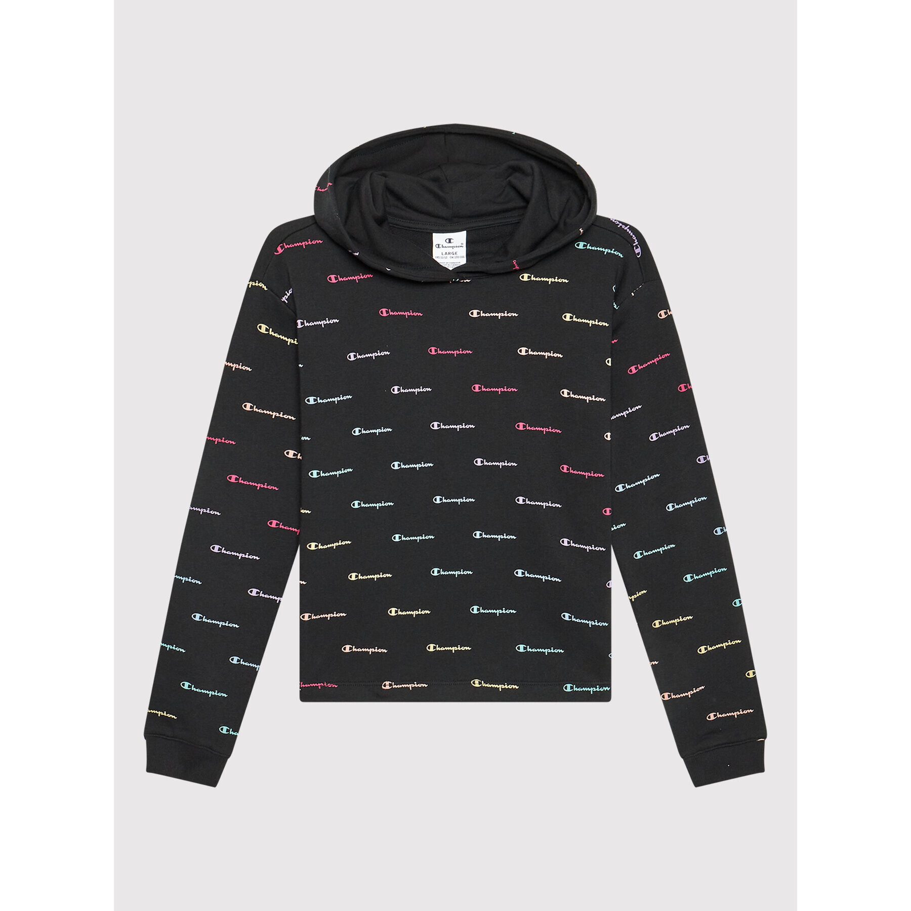 Champion Суитшърт 404296 Черен Custom Fit - Pepit.bg