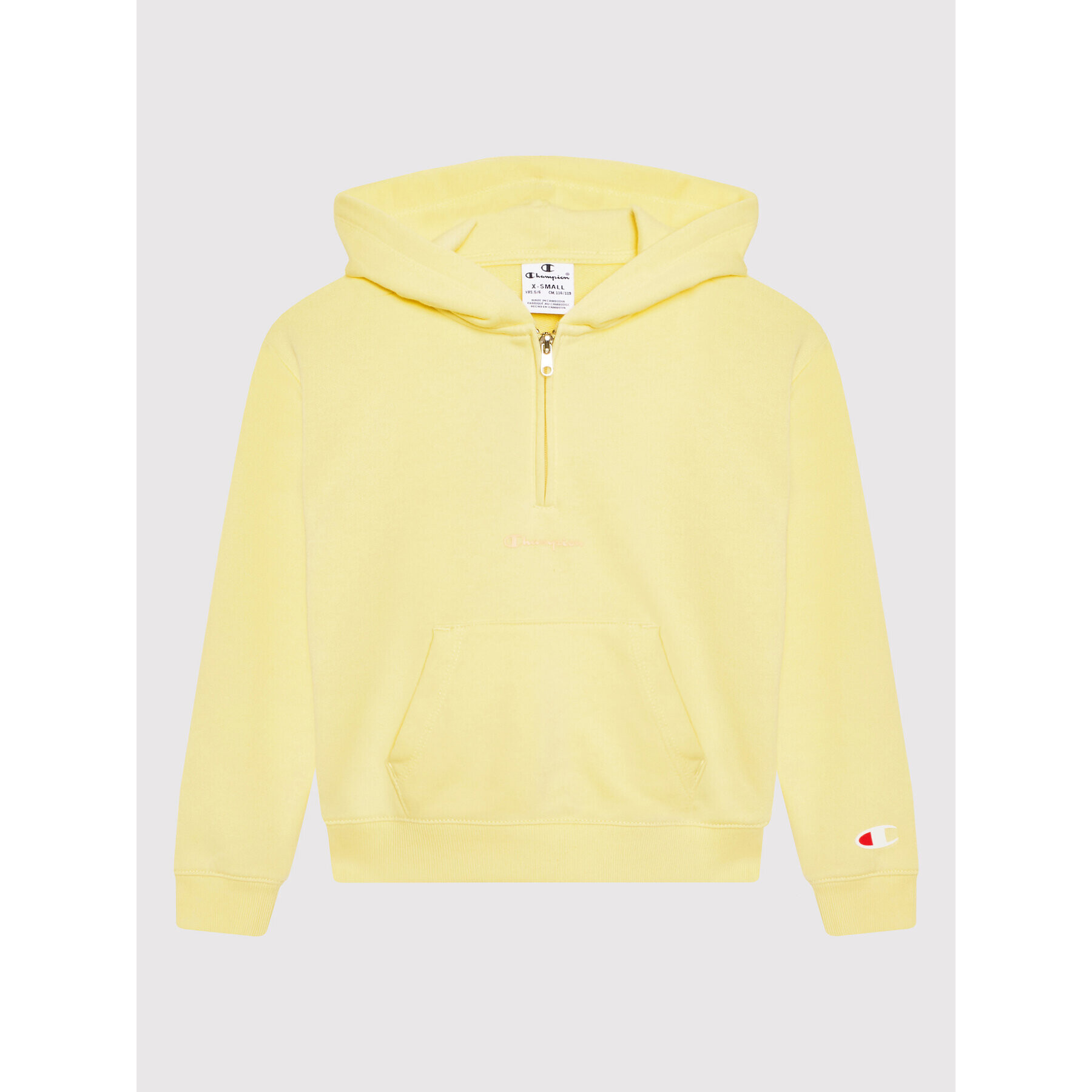Champion Суитшърт 404297 Жълт Custom Fit - Pepit.bg