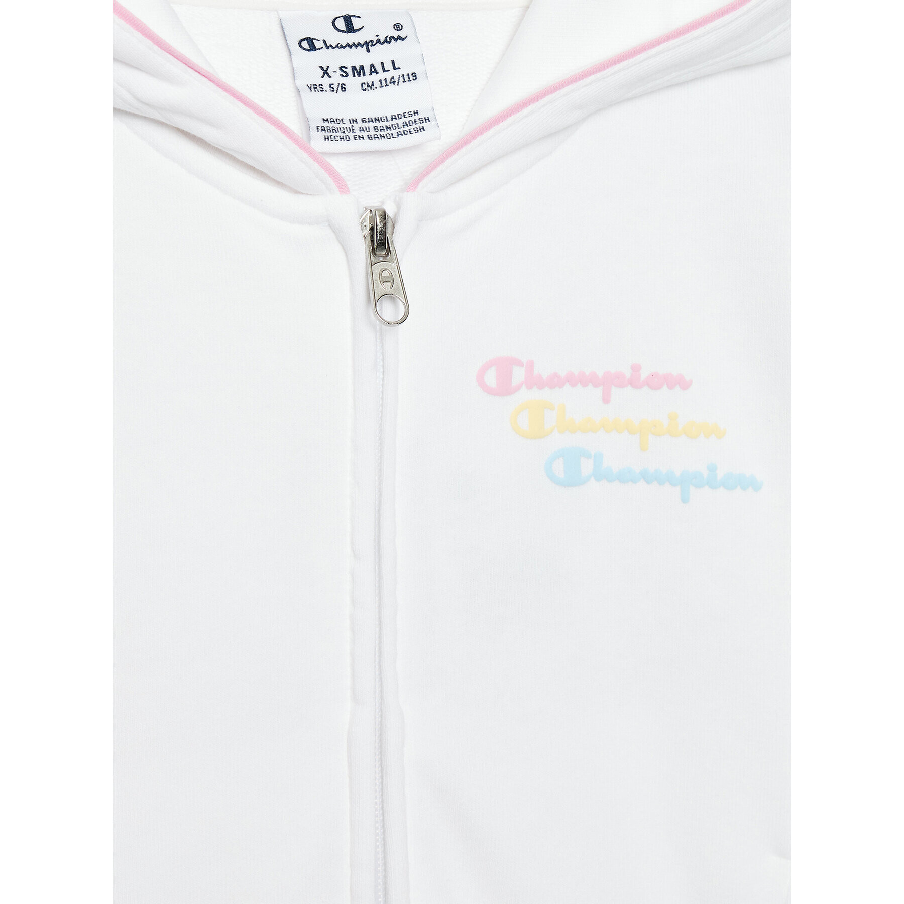 Champion Суитшърт 404344 Бял Custom Fit - Pepit.bg