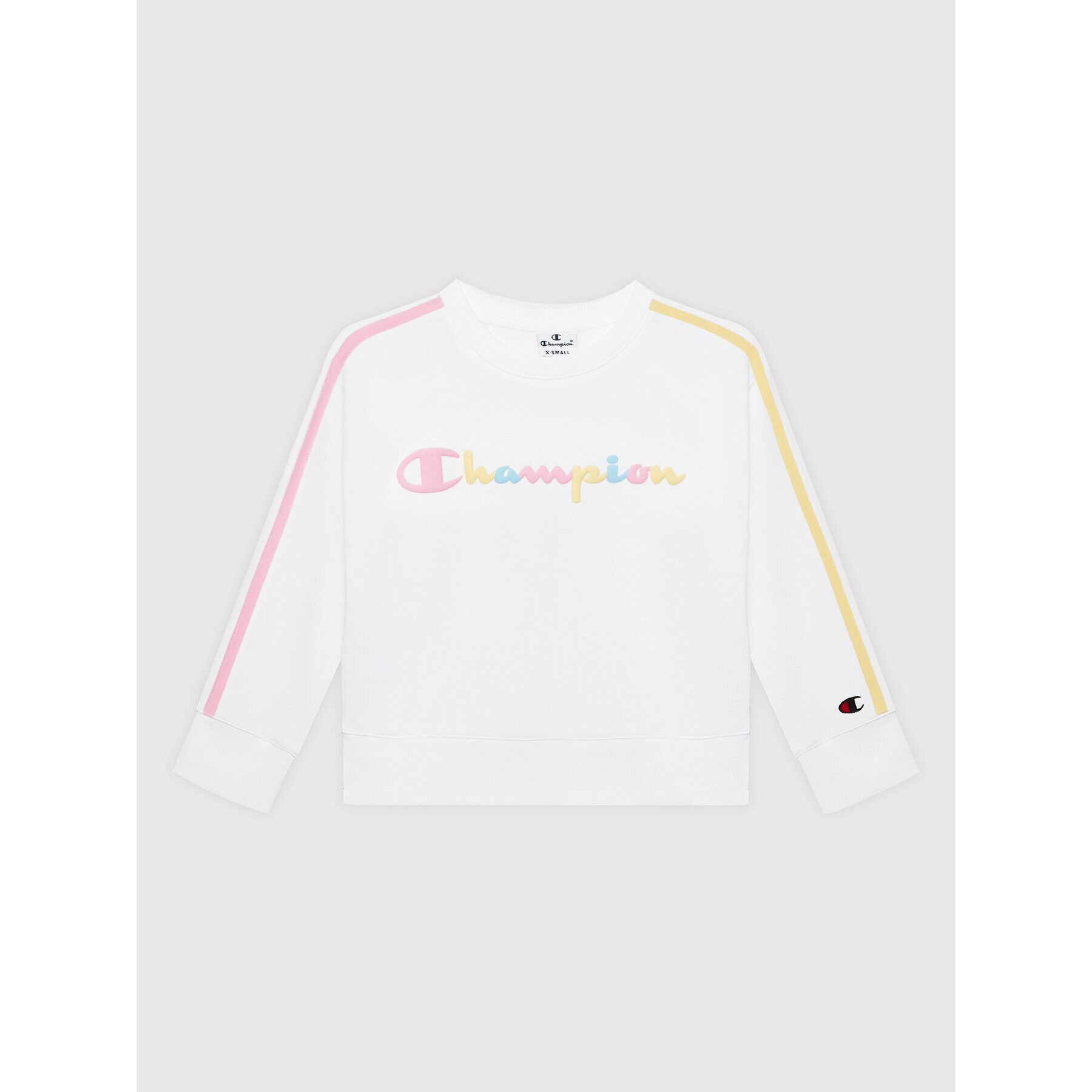 Champion Суитшърт 404345 Бял Custom Fit - Pepit.bg