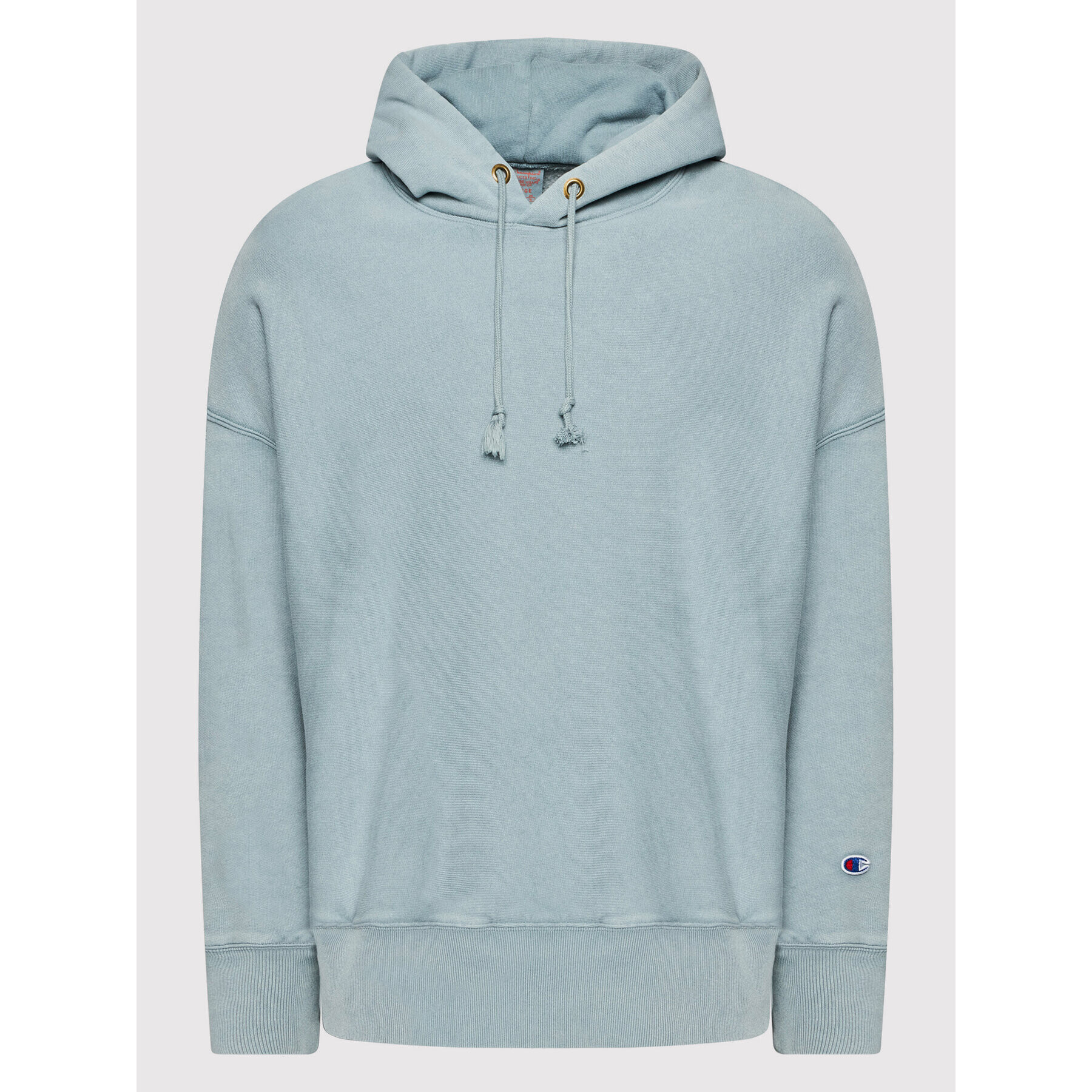 Champion Суитшърт Acid Wash 216489 Зелен Oversize - Pepit.bg