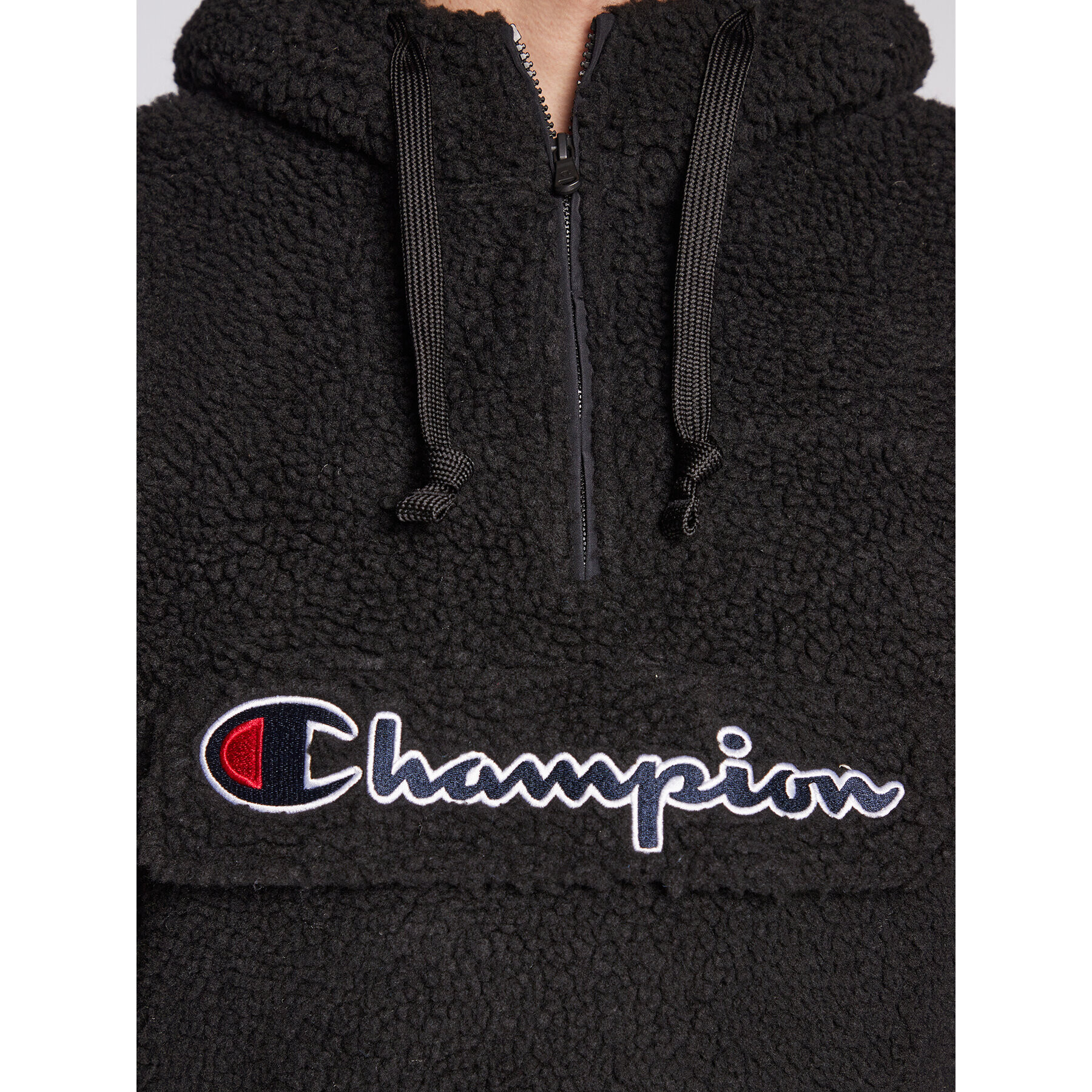 Champion Суитшърт Big Pocket 218092 Черен Regular Fit - Pepit.bg