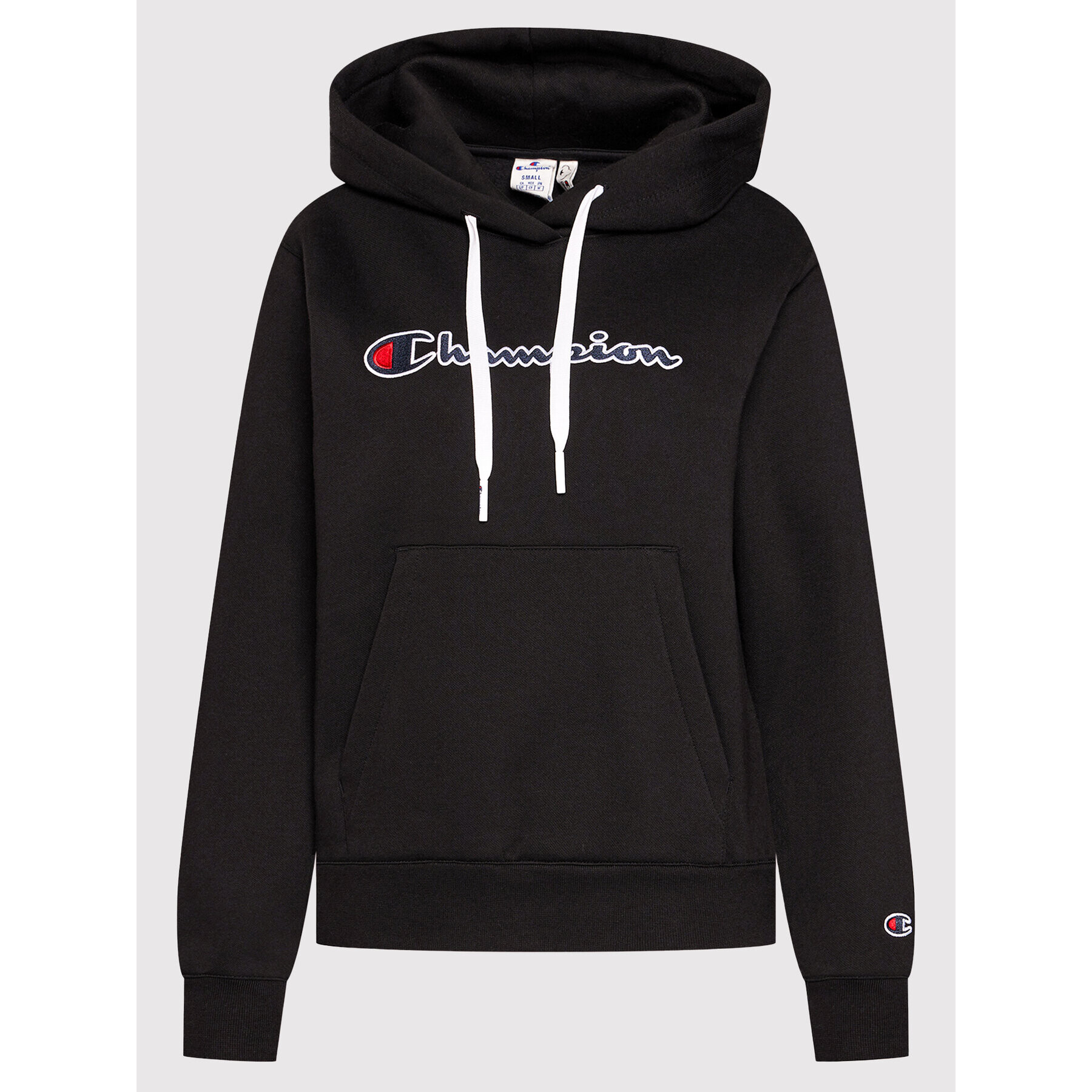 Champion Суитшърт Blend Script Logo 114461 Черен Regular Fit - Pepit.bg