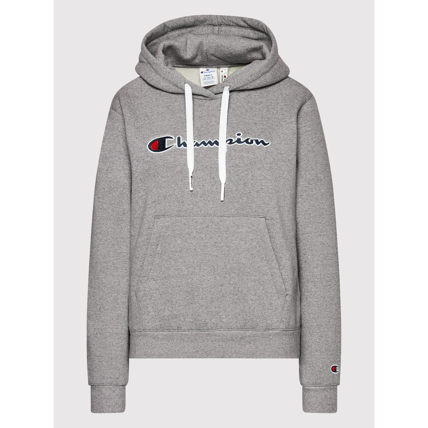 Champion Суитшърт Blend Script Logo 114461 Сив Regular Fit - Pepit.bg