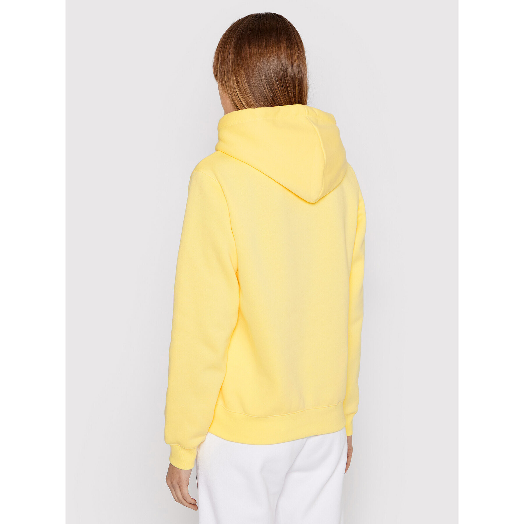 Champion Суитшърт Blend Script Logo 114461 Жълт Regular Fit - Pepit.bg