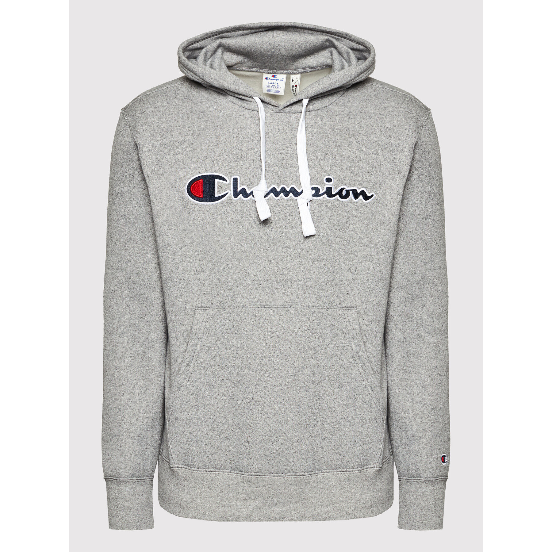 Champion Суитшърт Blend Script Logo 216470 Сив Regular Fit - Pepit.bg