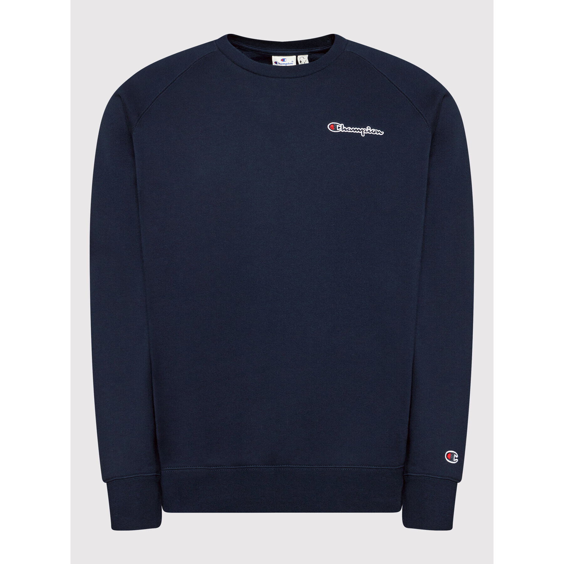 Champion Суитшърт Blend Script Logo Back 216484 Тъмносин Regular Fit - Pepit.bg