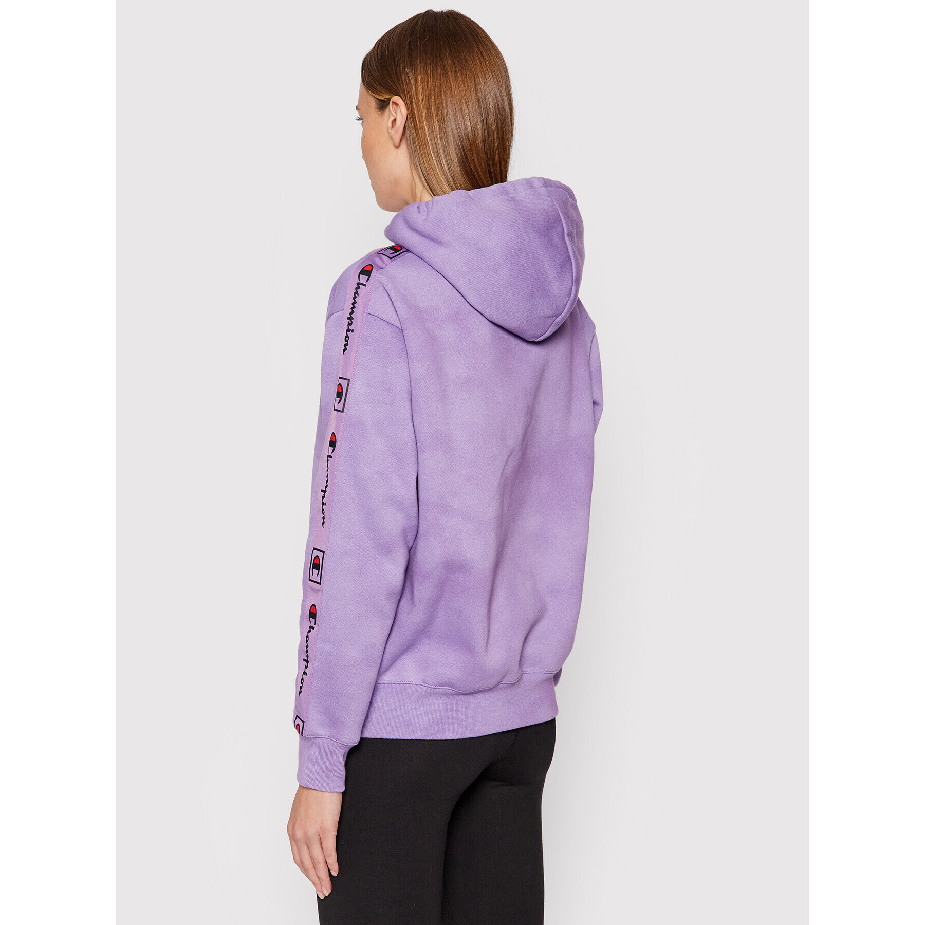 Champion Суитшърт Blend Tie Dye 114755 Виолетов Custom Fit - Pepit.bg