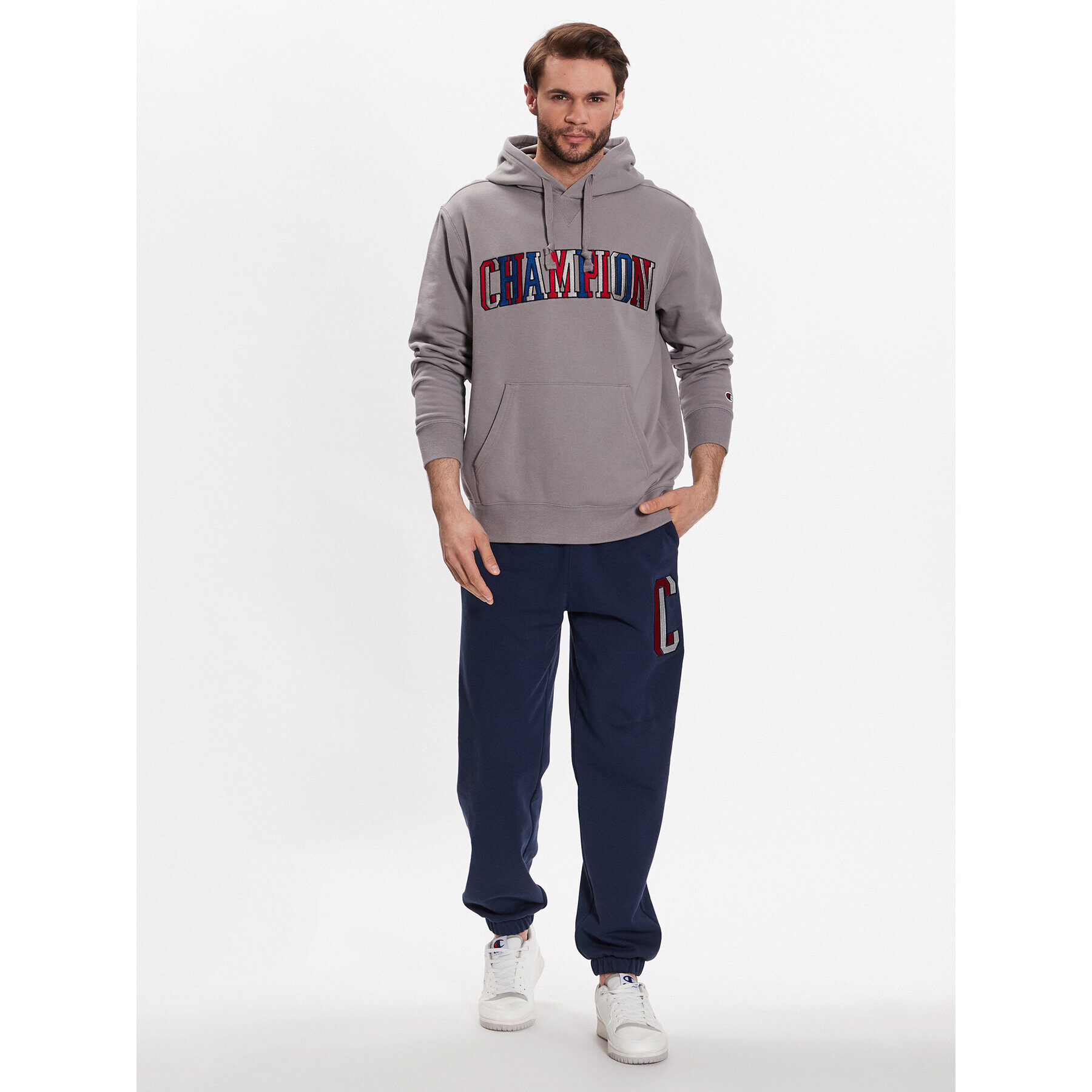 Champion Суитшърт Bookstore 218508 Сив Regular Fit - Pepit.bg