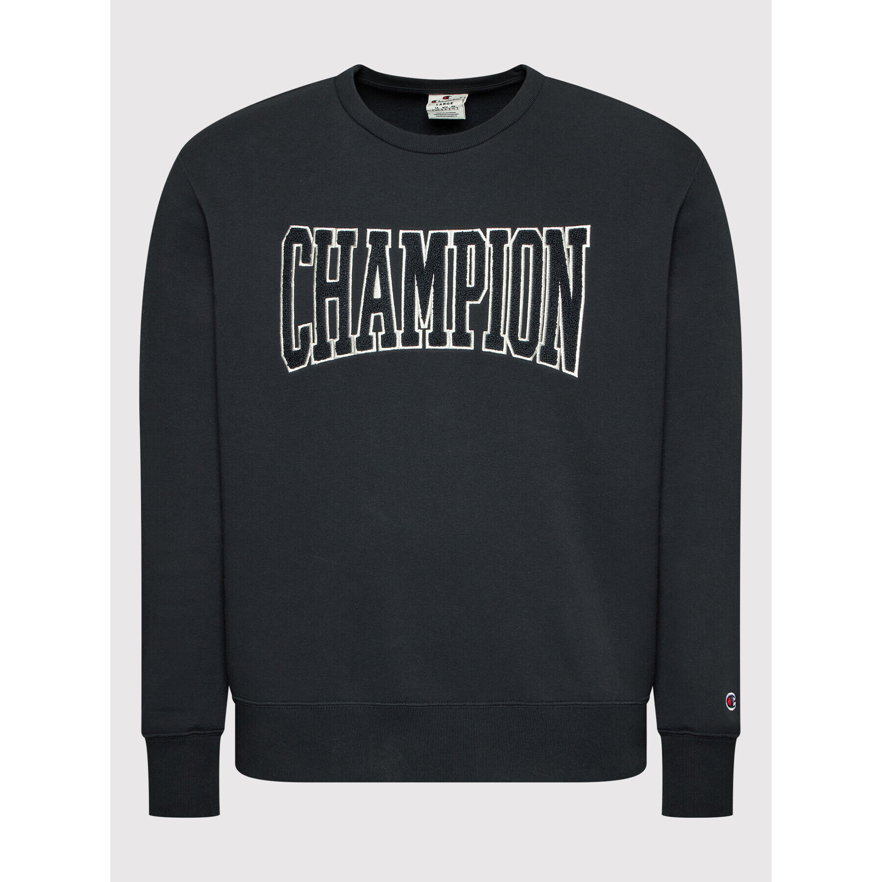 Champion Суитшърт Bookstore College 217169 Сив Relaxed Fit - Pepit.bg