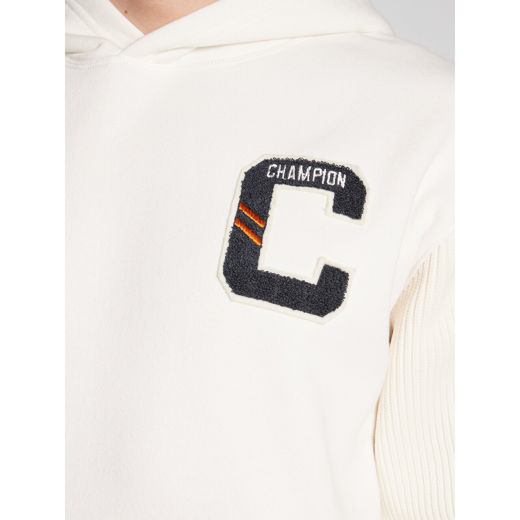 Champion Суитшърт Bookstore Logo 217884 Бежов Custom Fit - Pepit.bg