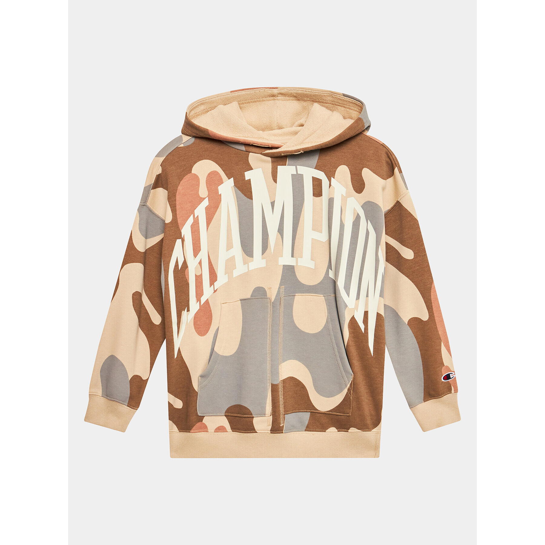 Champion Суитшърт Booktore Camo 306458 Цветен Oversize - Pepit.bg