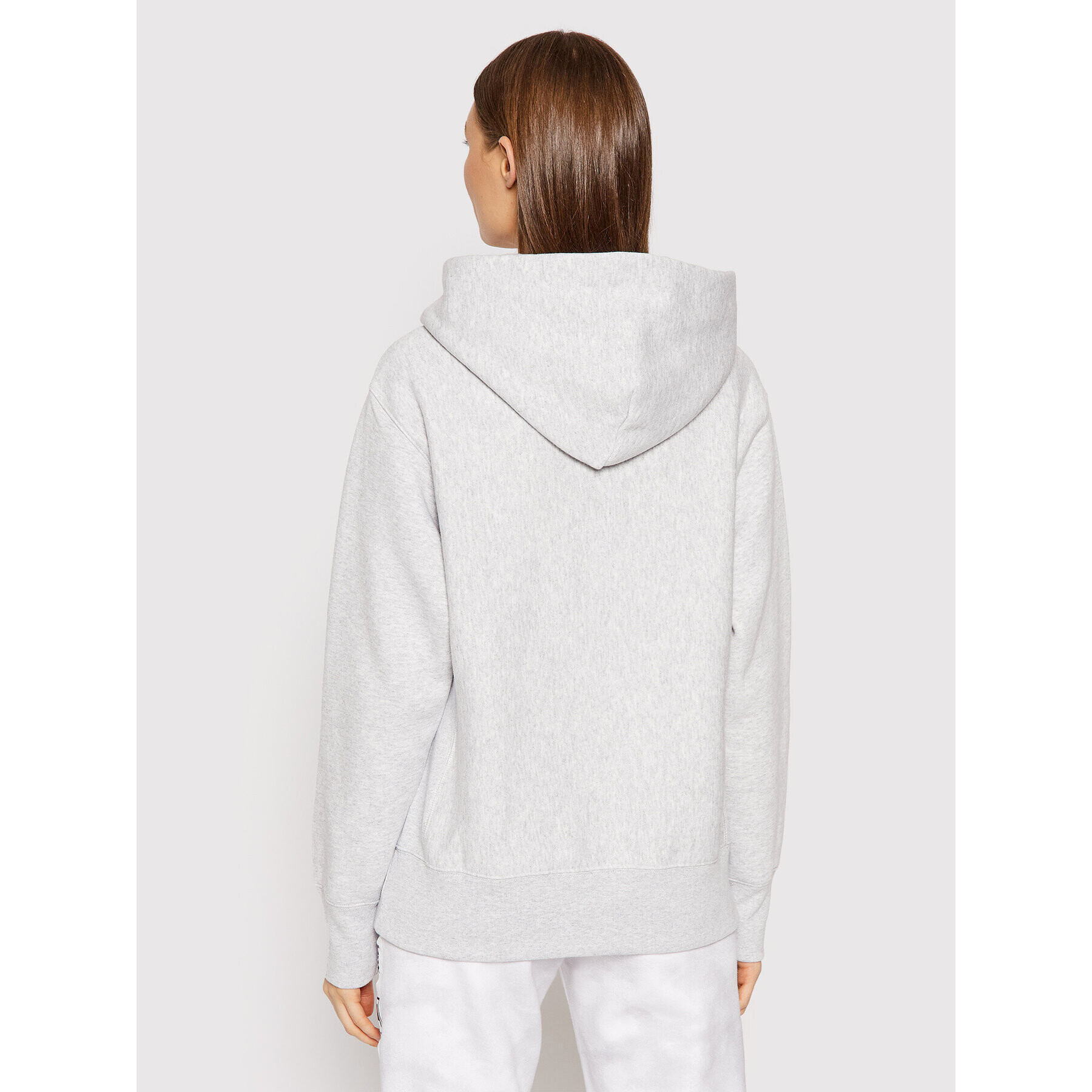 Champion Суитшърт C Logo 114778 Сив Regular Fit - Pepit.bg