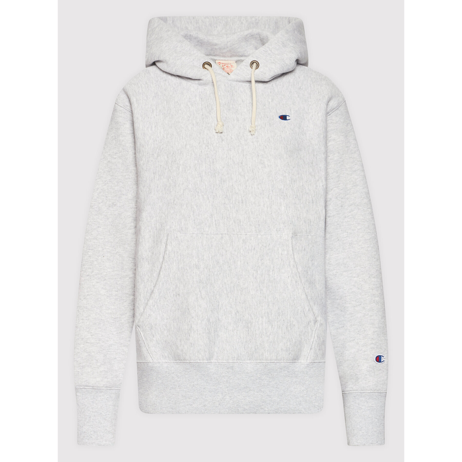 Champion Суитшърт C Logo 114778 Сив Regular Fit - Pepit.bg