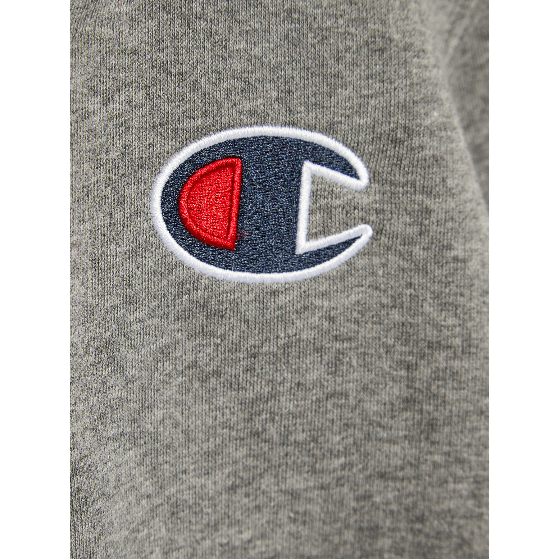 Champion Суитшърт C Logo Zip-Up 305767 Сив Regular Fit - Pepit.bg