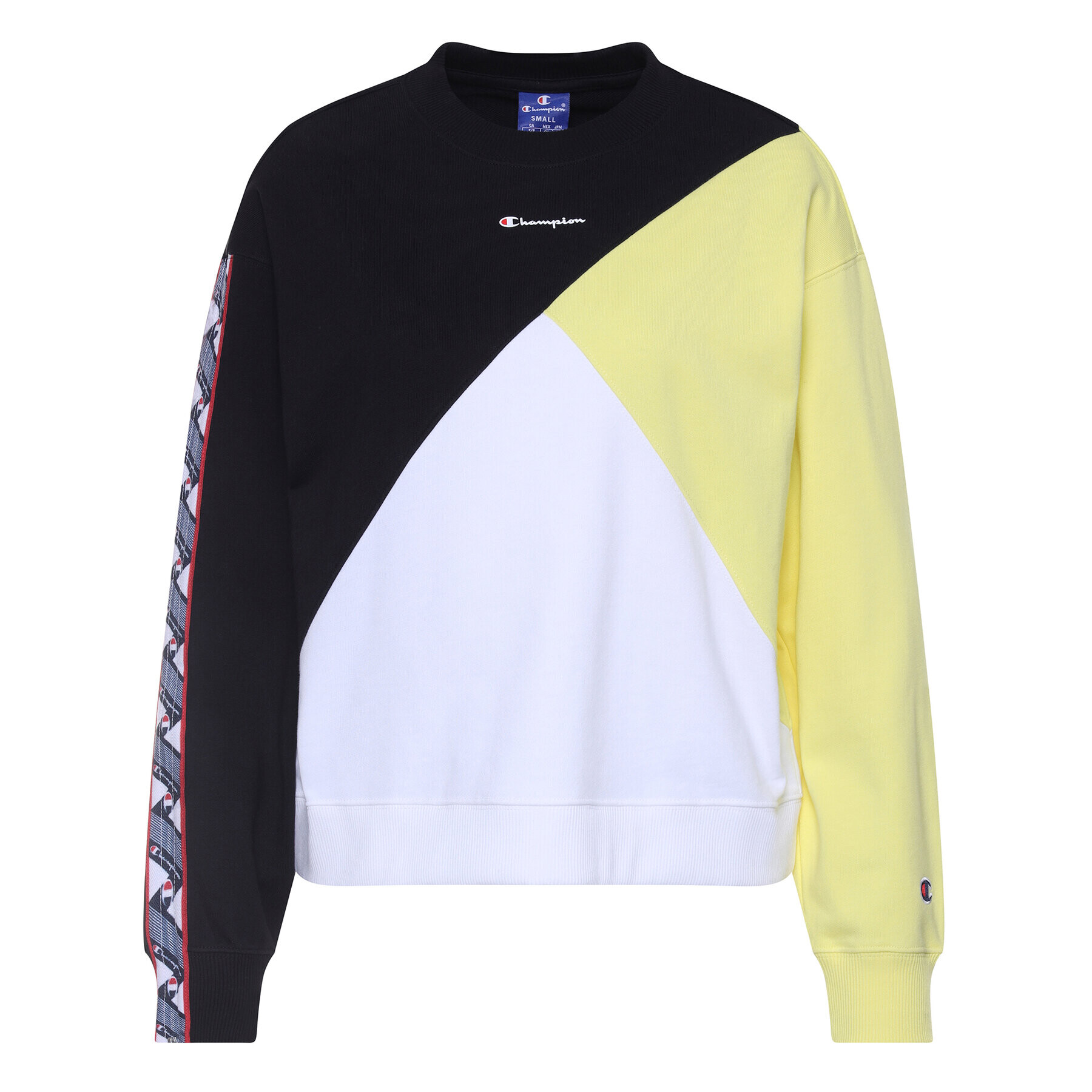 Champion Суитшърт Colour Block Logo Tape Detail 112759 Цветен Custom Fit - Pepit.bg