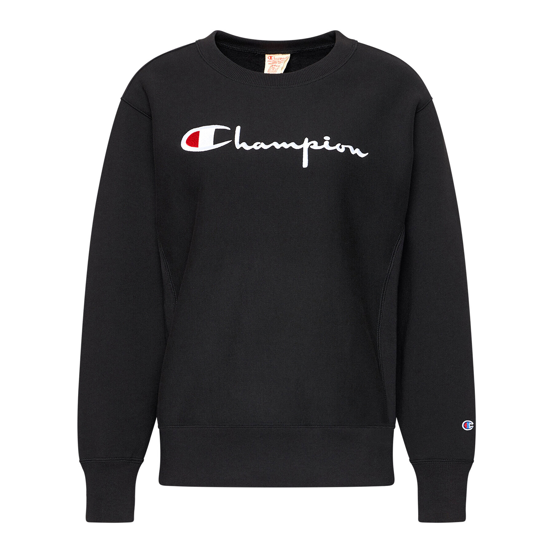 Champion Суитшърт Crewneck 113152 Черен Standard Fit - Pepit.bg