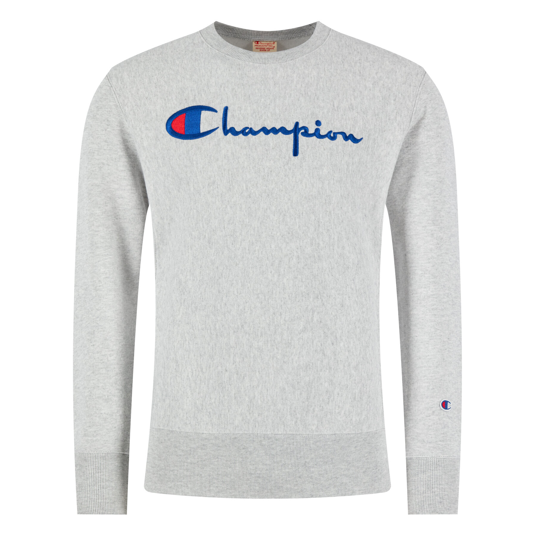 Champion Суитшърт Crewneck 215160 Сив Regular Fit - Pepit.bg