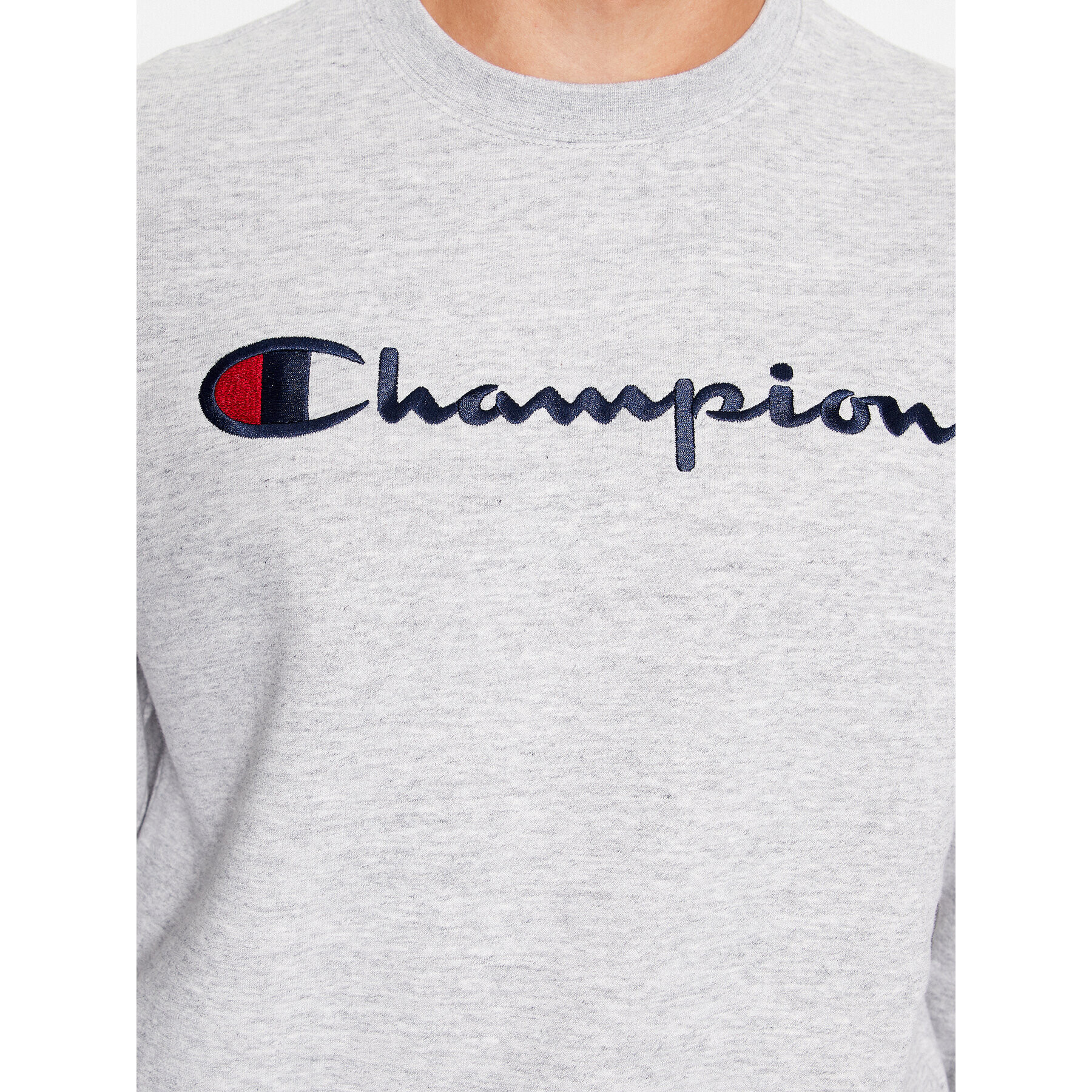 Champion Суитшърт Crewneck Sweatshirt 219204 Сив Comfort Fit - Pepit.bg