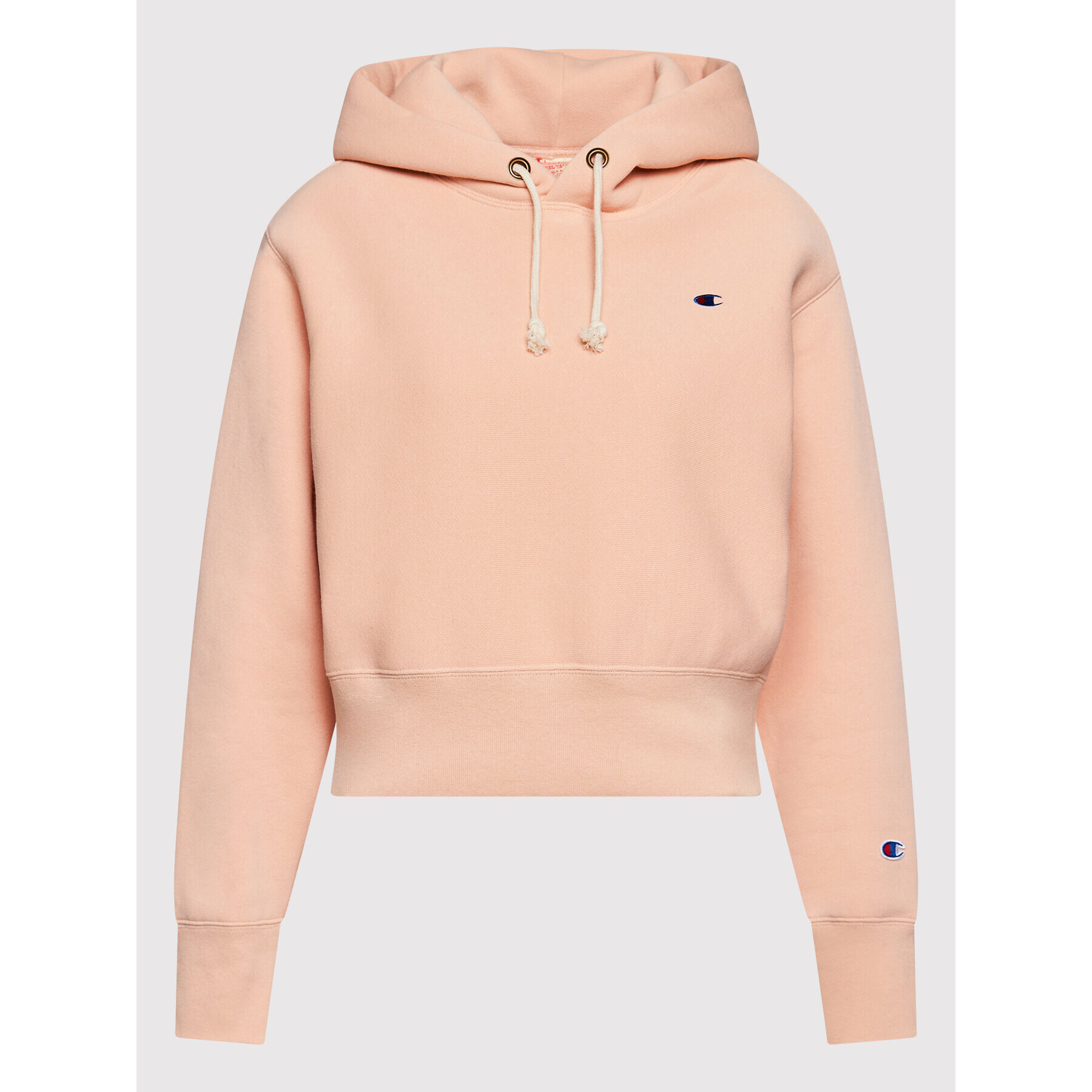 Champion Суитшърт Cropped 114613 Розов Custom Fit - Pepit.bg