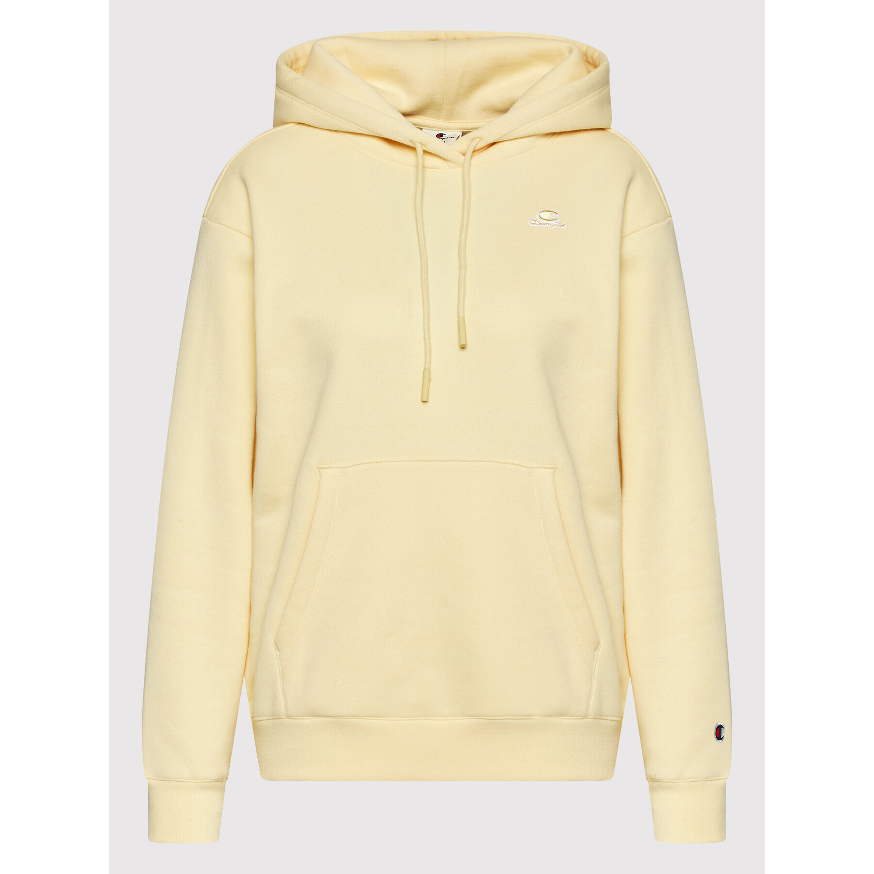 Champion Суитшърт Embroidery 115479 Жълт Relaxed Fit - Pepit.bg