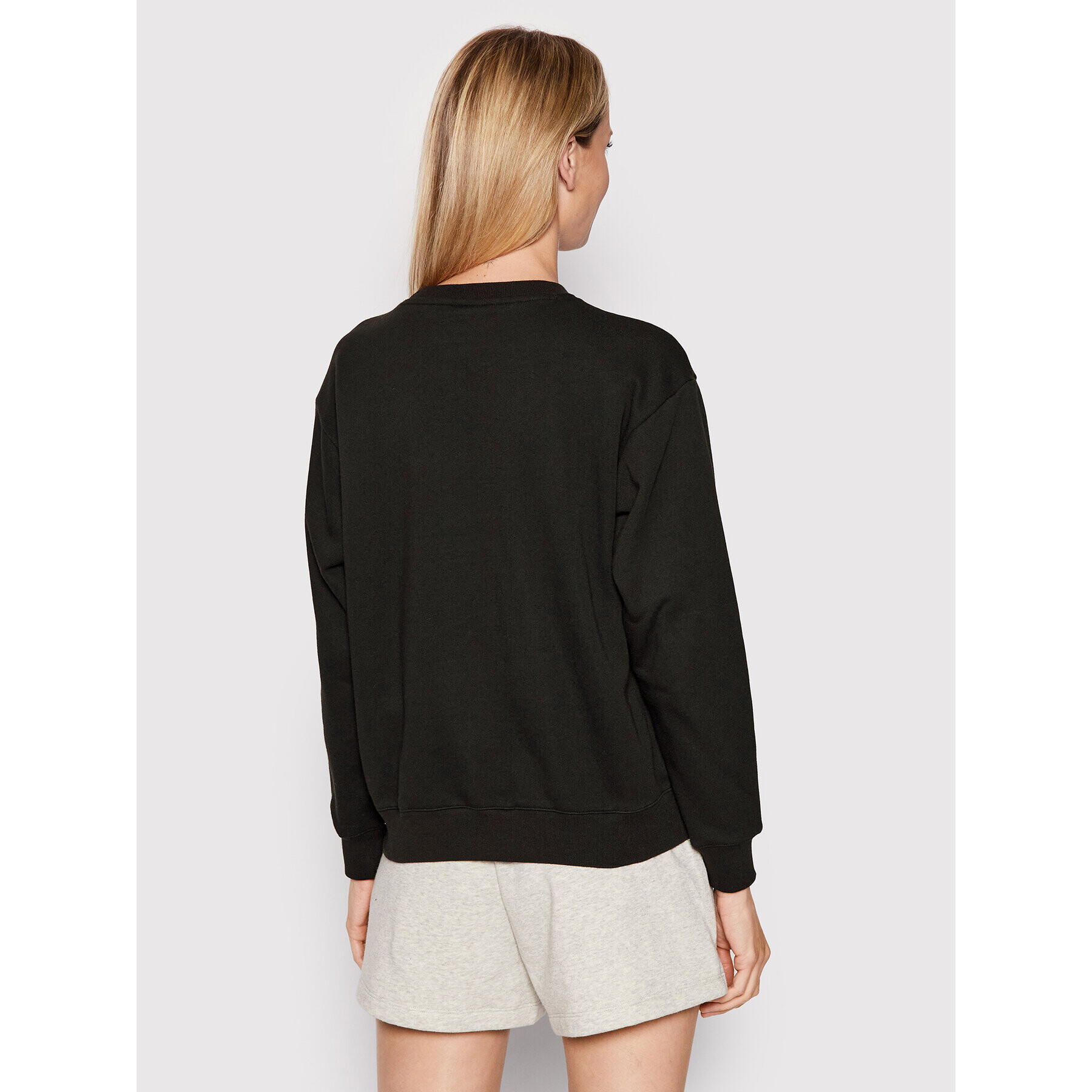 Champion Суитшърт Emroidered 114922 Черен Relaxed Fit - Pepit.bg