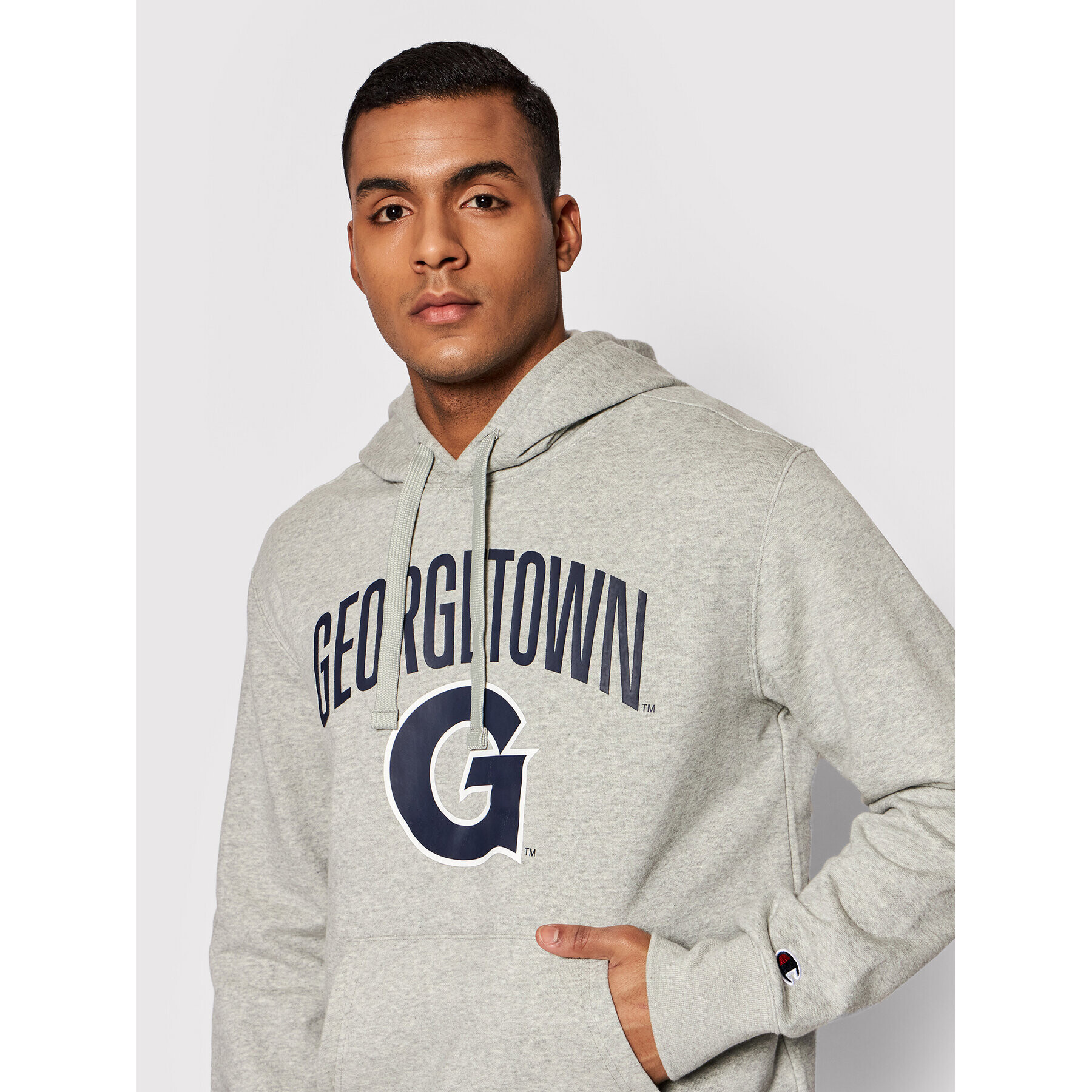 Champion Суитшърт Georgetown 217264 Сив Regular Fit - Pepit.bg