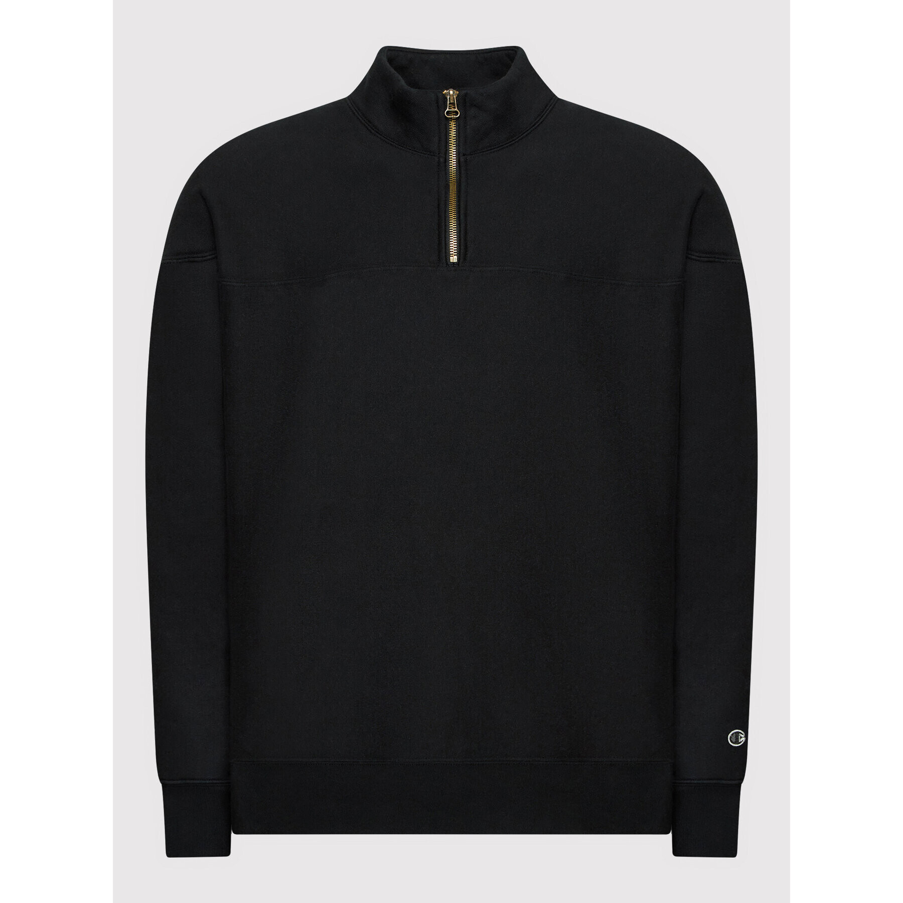 Champion Суитшърт Half Zip-Up 216629 Черен Oversize - Pepit.bg