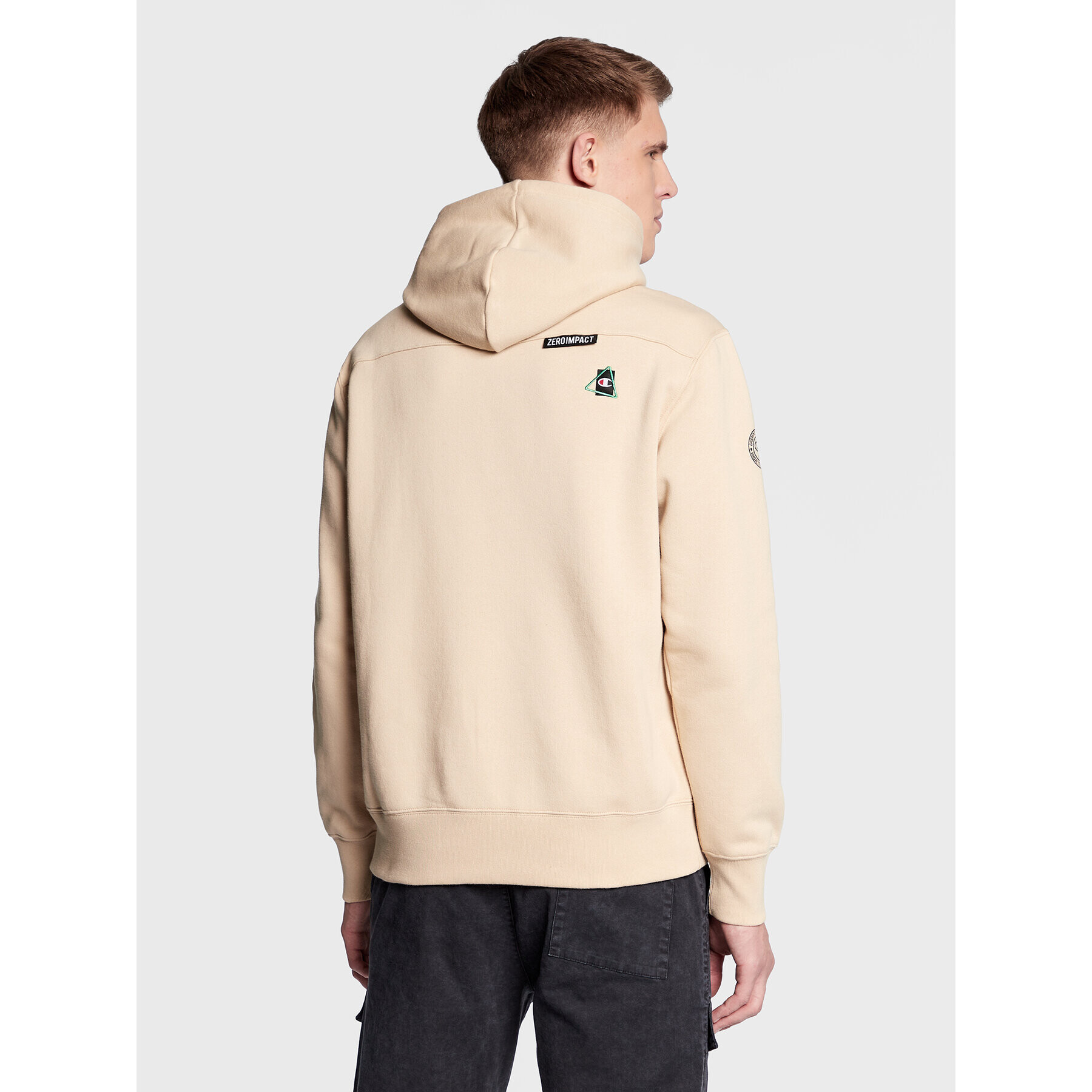 Champion Суитшърт Heavy Fleece 217873 Бежов Regular Fit - Pepit.bg