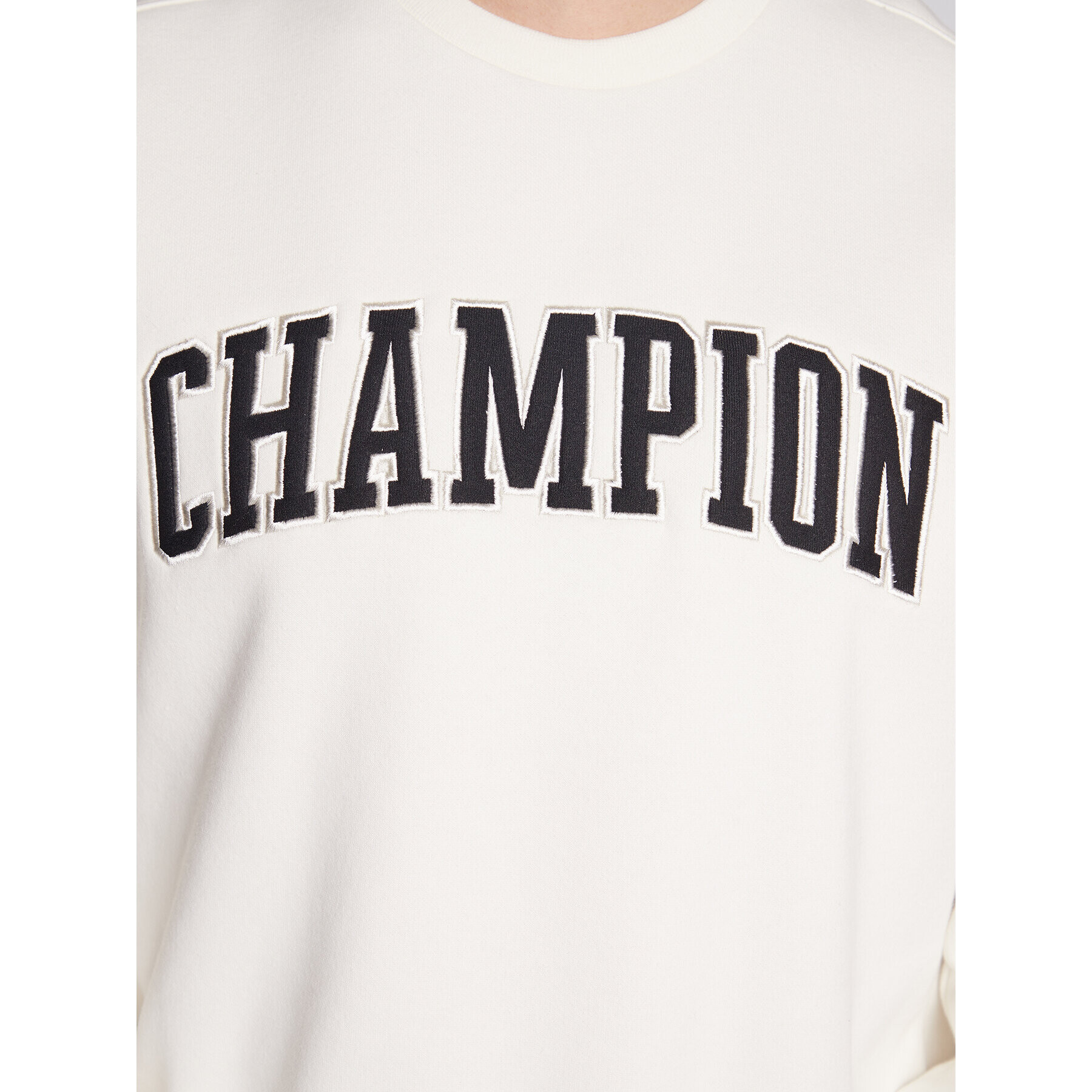 Champion Суитшърт Heavy Fleece Bookstore Logo 217877 Бежов Regular Fit - Pepit.bg