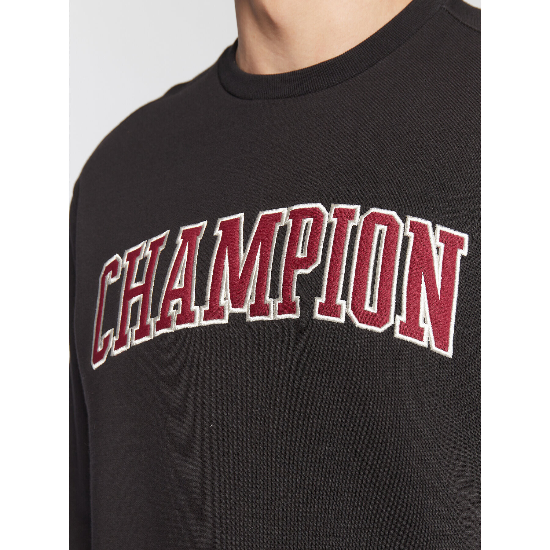 Champion Суитшърт Heavy Fleece Bookstore Logo 217877 Черен Regular Fit - Pepit.bg