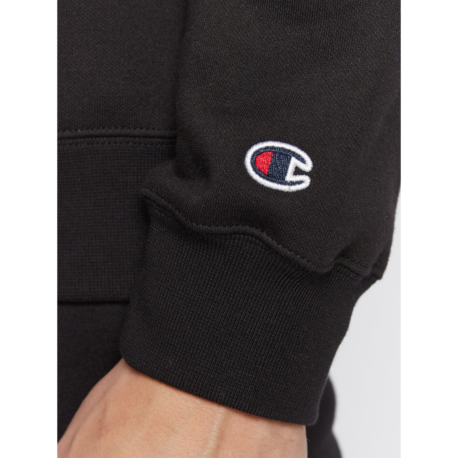 Champion Суитшърт Heavy Fleece Bookstore Logo 217877 Черен Regular Fit - Pepit.bg