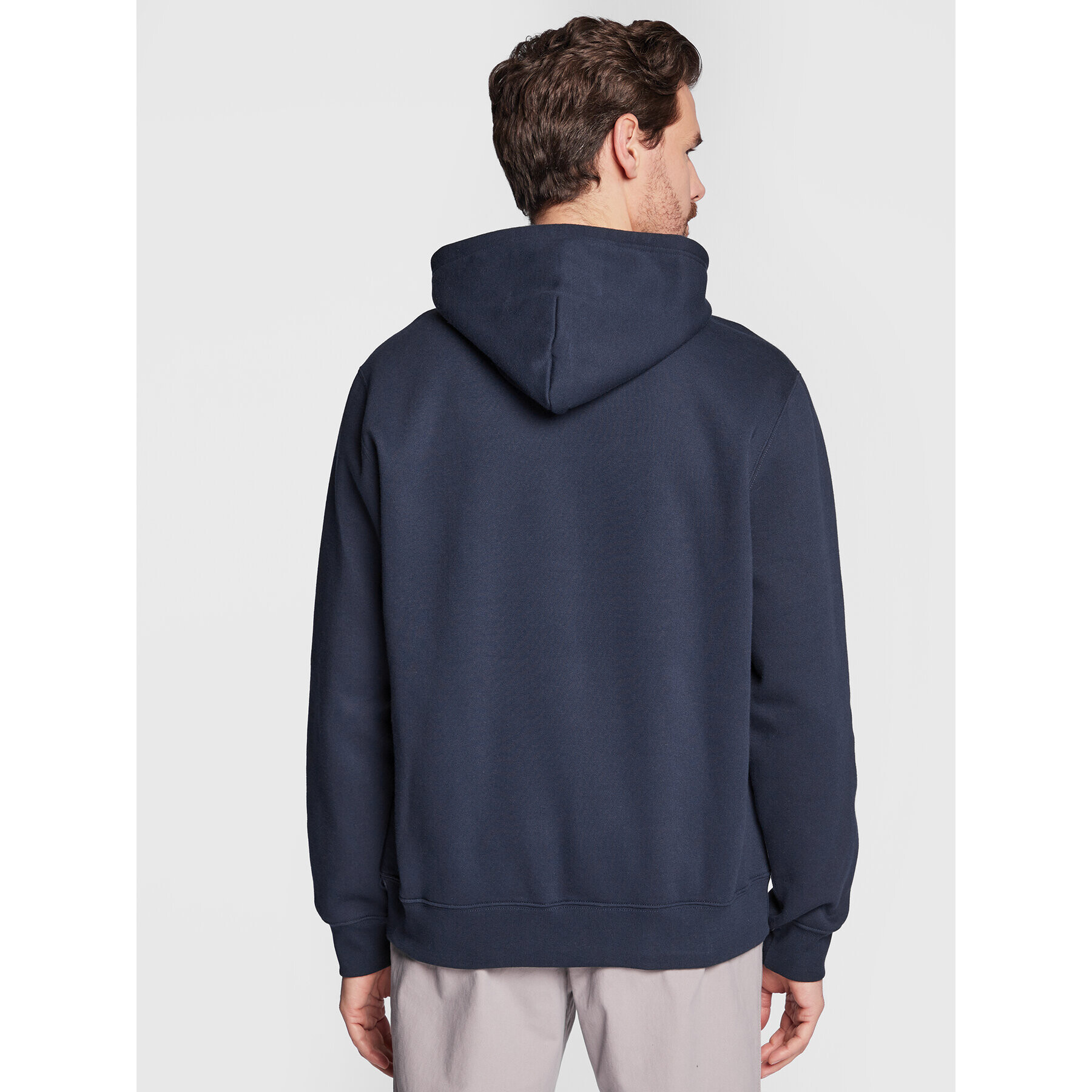 Champion Суитшърт Heavy Fleece Vintage Logo 217886 Тъмносин Relaxed Fit - Pepit.bg