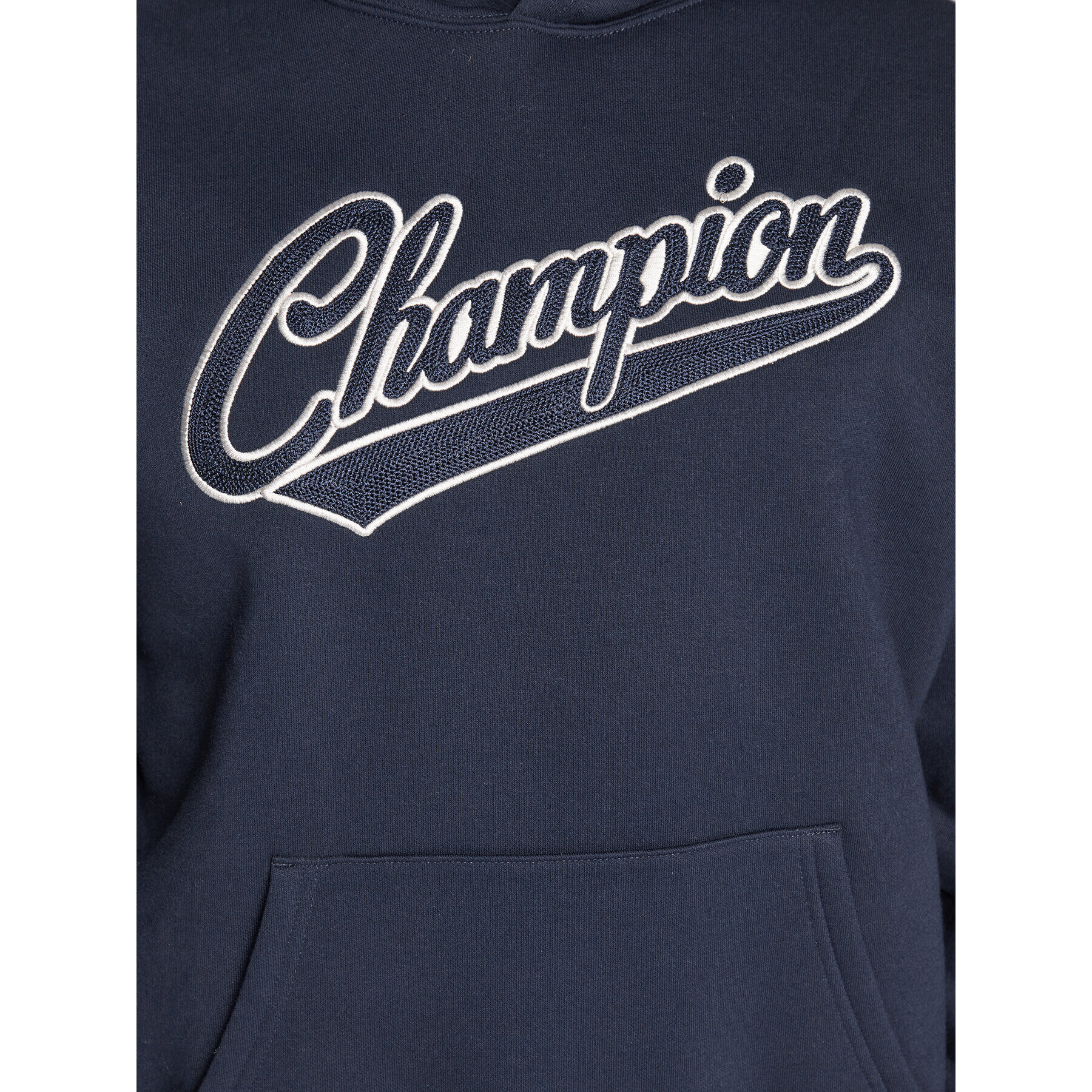 Champion Суитшърт Heavy Fleece Vintage Logo 217886 Тъмносин Relaxed Fit - Pepit.bg