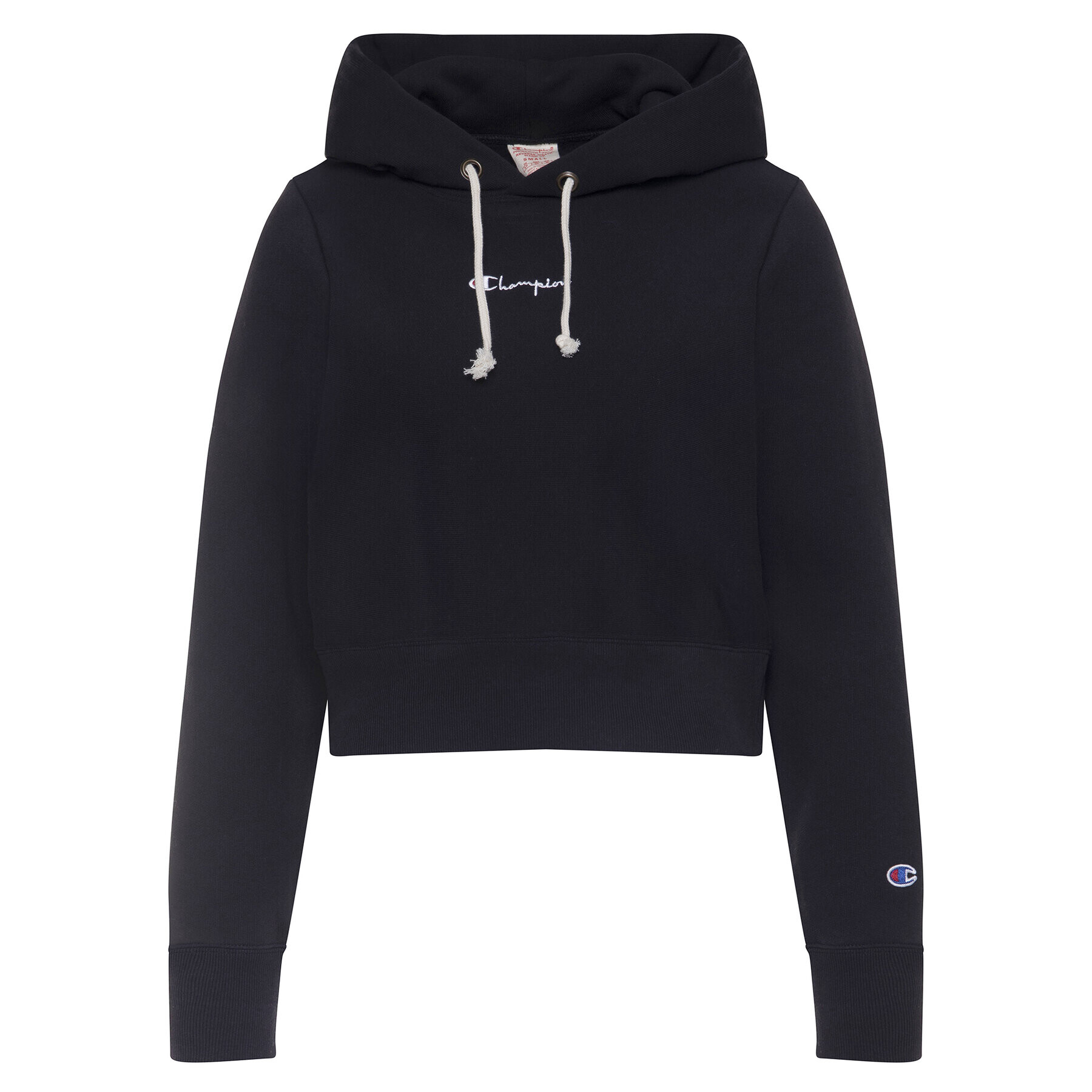 Champion Суитшърт Hooded 112691 Черен Custom Fit - Pepit.bg