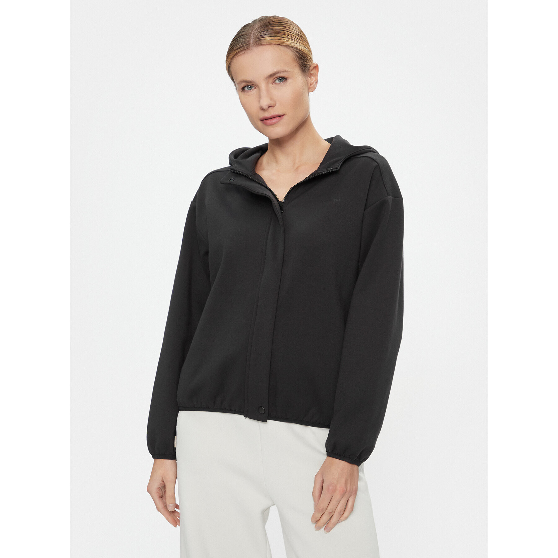 Champion Суитшърт Hooded Full Zip Sweatshirt 116768 Черен Regular Fit - Pepit.bg