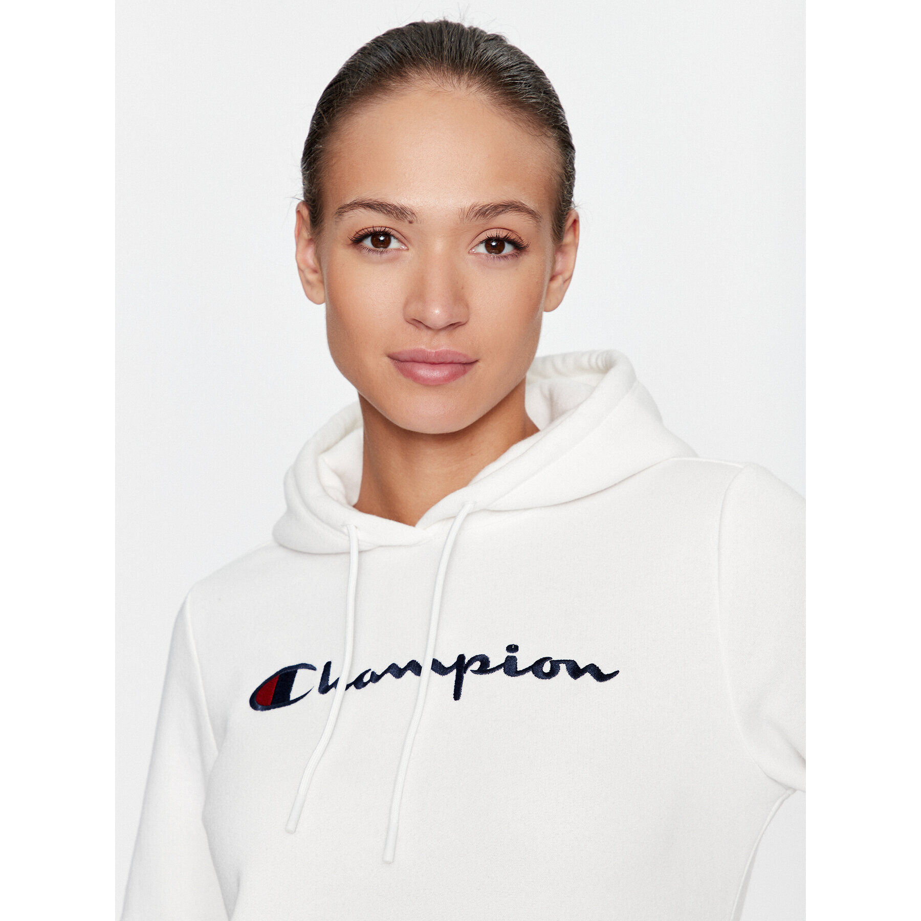 Champion Суитшърт Hooded Sweatshirt 116579 Екрю Regular Fit - Pepit.bg