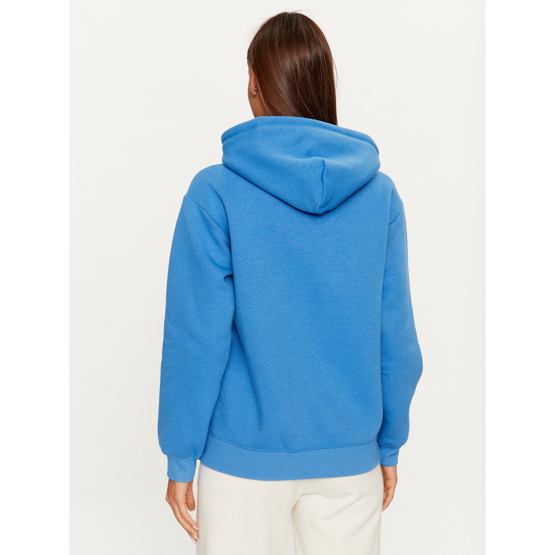 Champion Суитшърт Hooded Sweatshirt 116677 Син Custom Fit - Pepit.bg