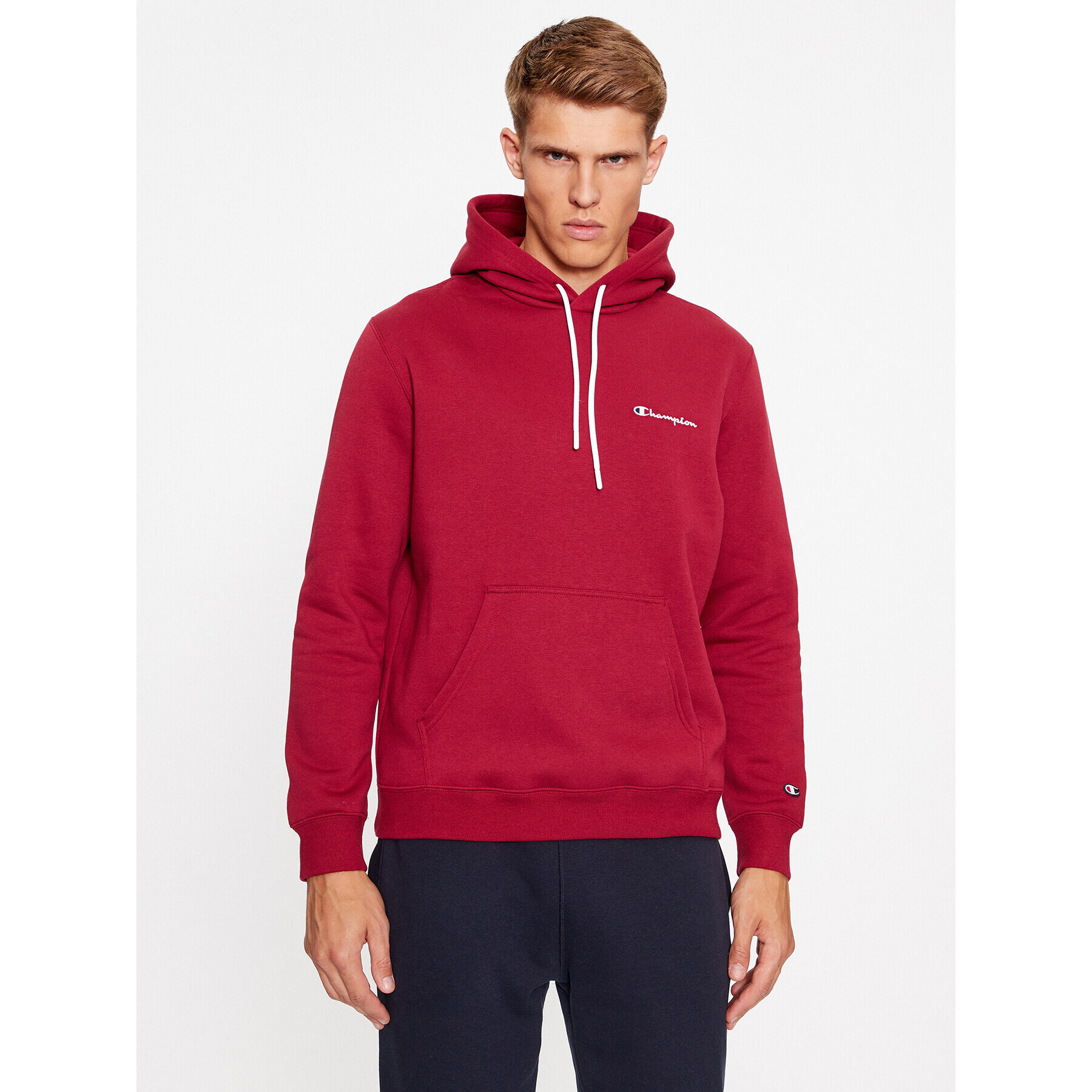 Champion Суитшърт Hooded Sweatshirt 219208 Бордо Comfort Fit - Pepit.bg