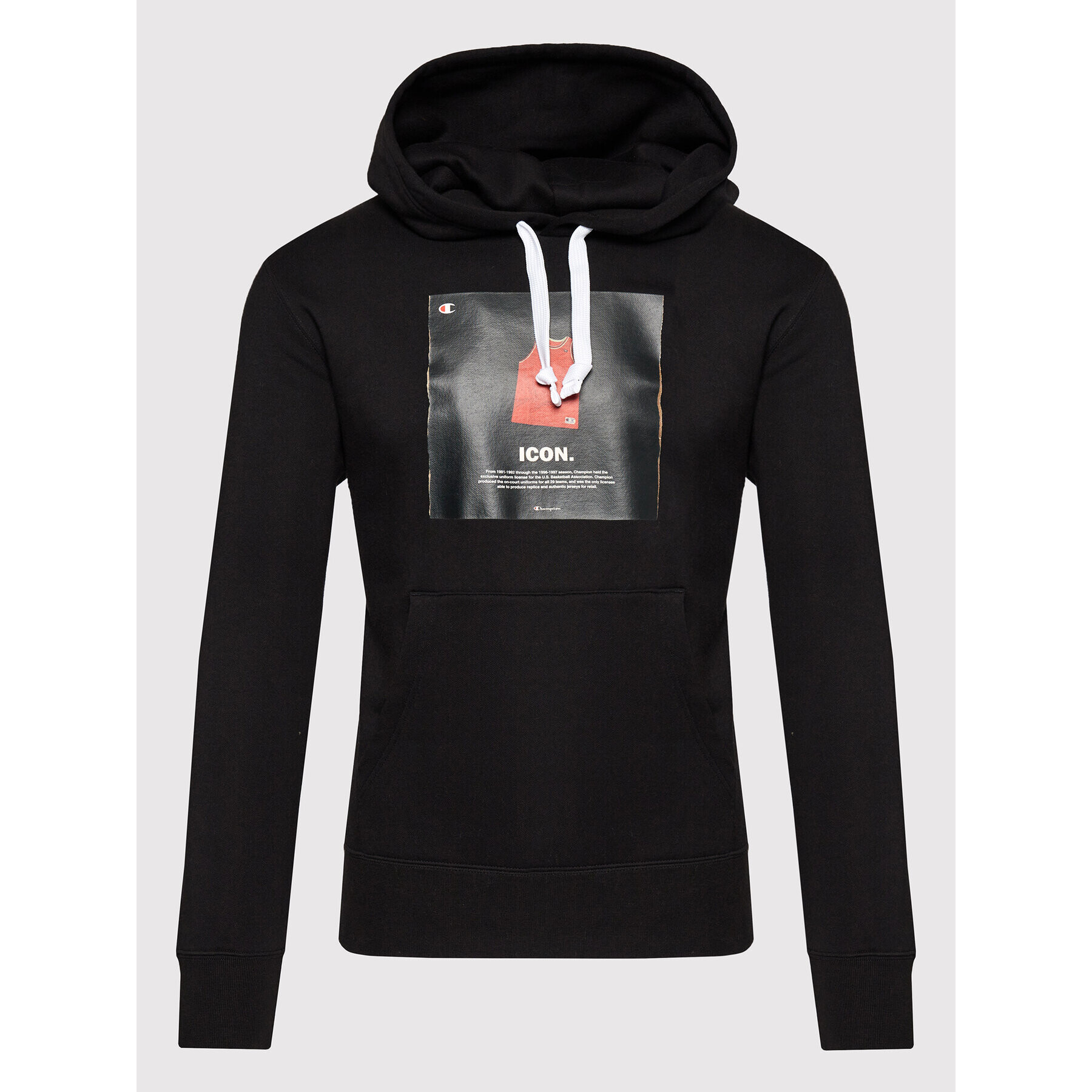 Champion Суитшърт Icon Graphic Print 216958 Черен Regular Fit - Pepit.bg