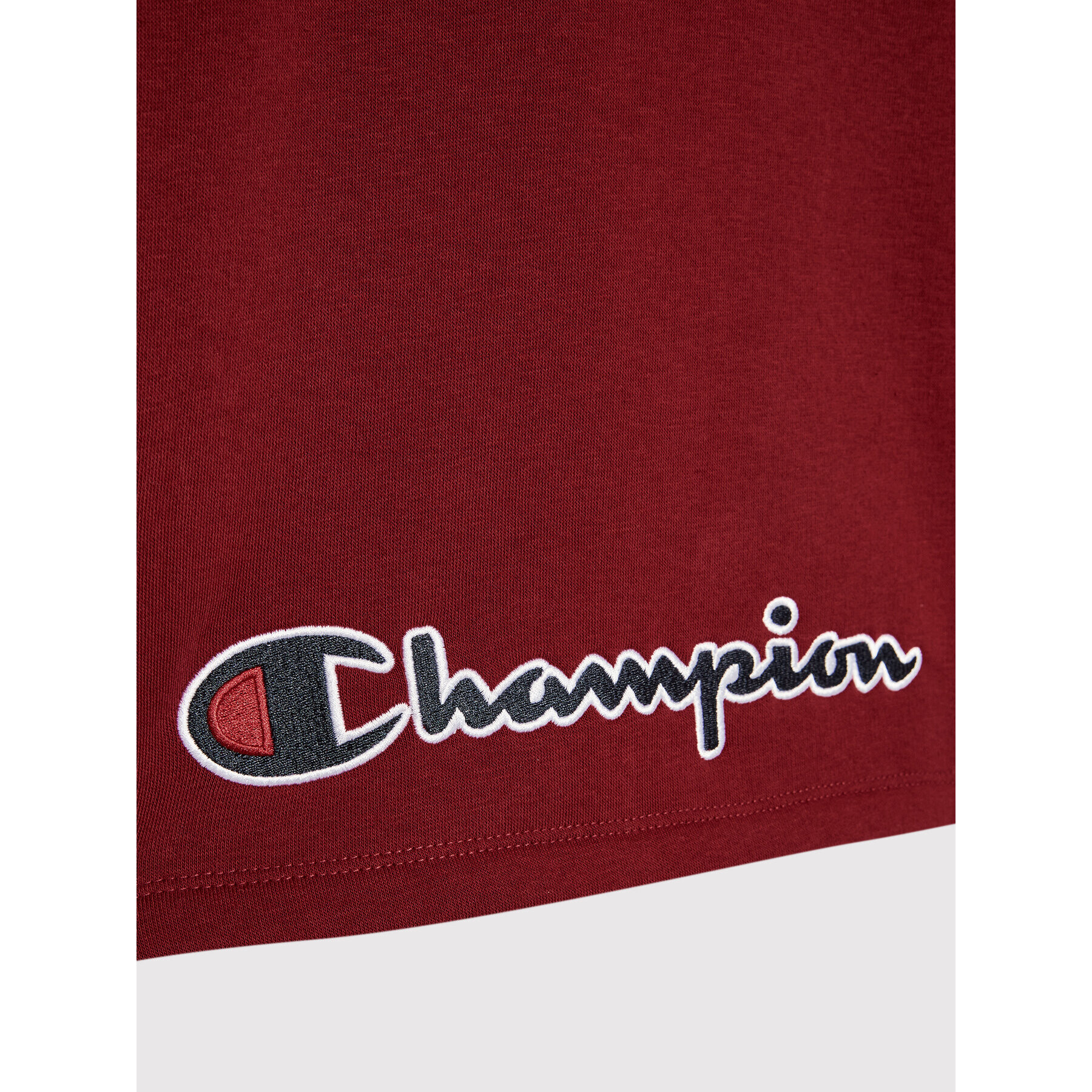 Champion Суитшърт Logo Script 404226 Бордо Custome Fit - Pepit.bg