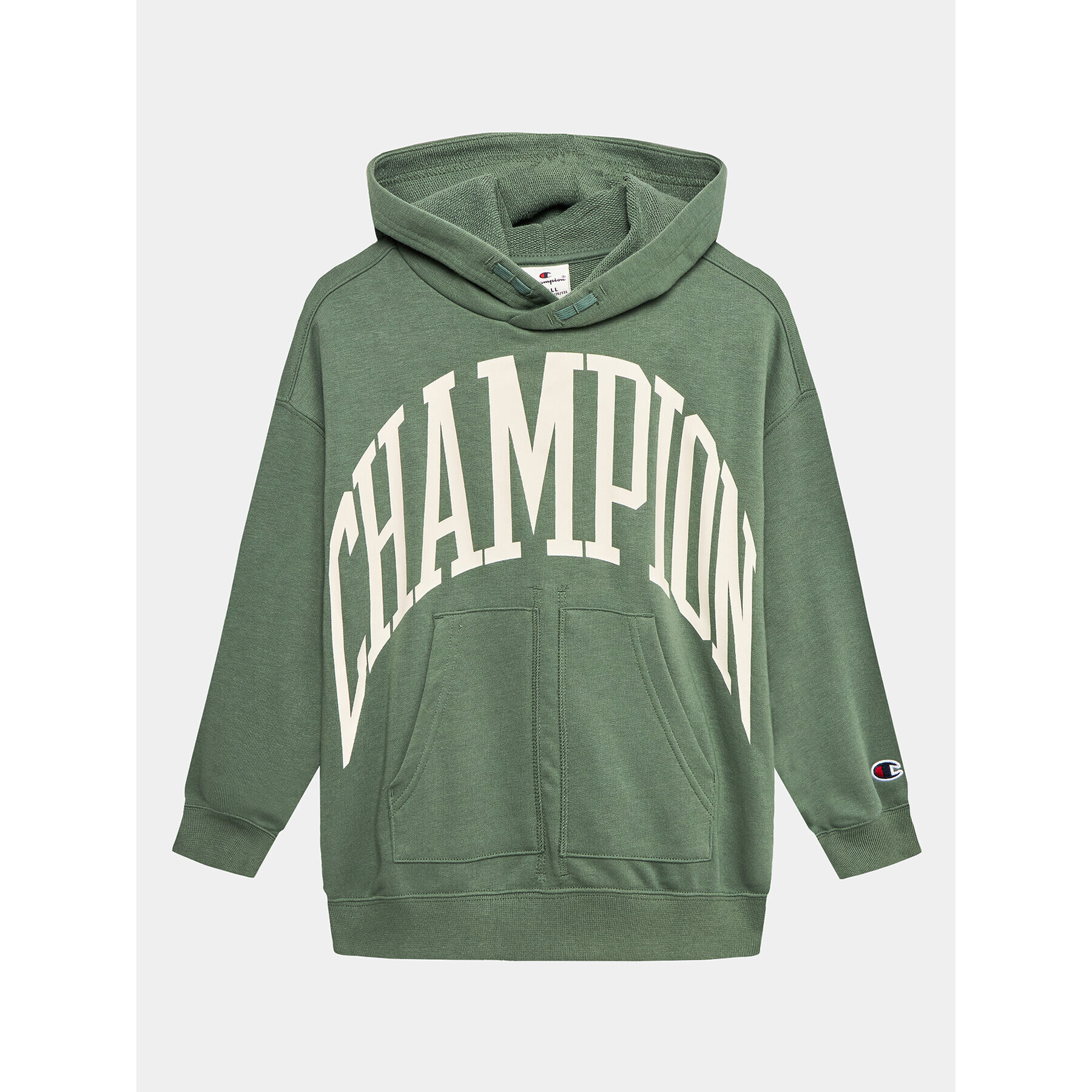 Champion Суитшърт Maxi Bookstore 306358 Зелен Oversize - Pepit.bg