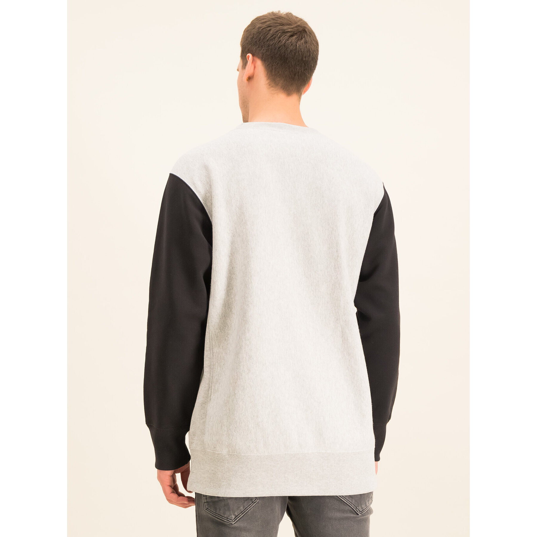 Champion Суитшърт Reverse Weave 214049 Сив Oversize - Pepit.bg